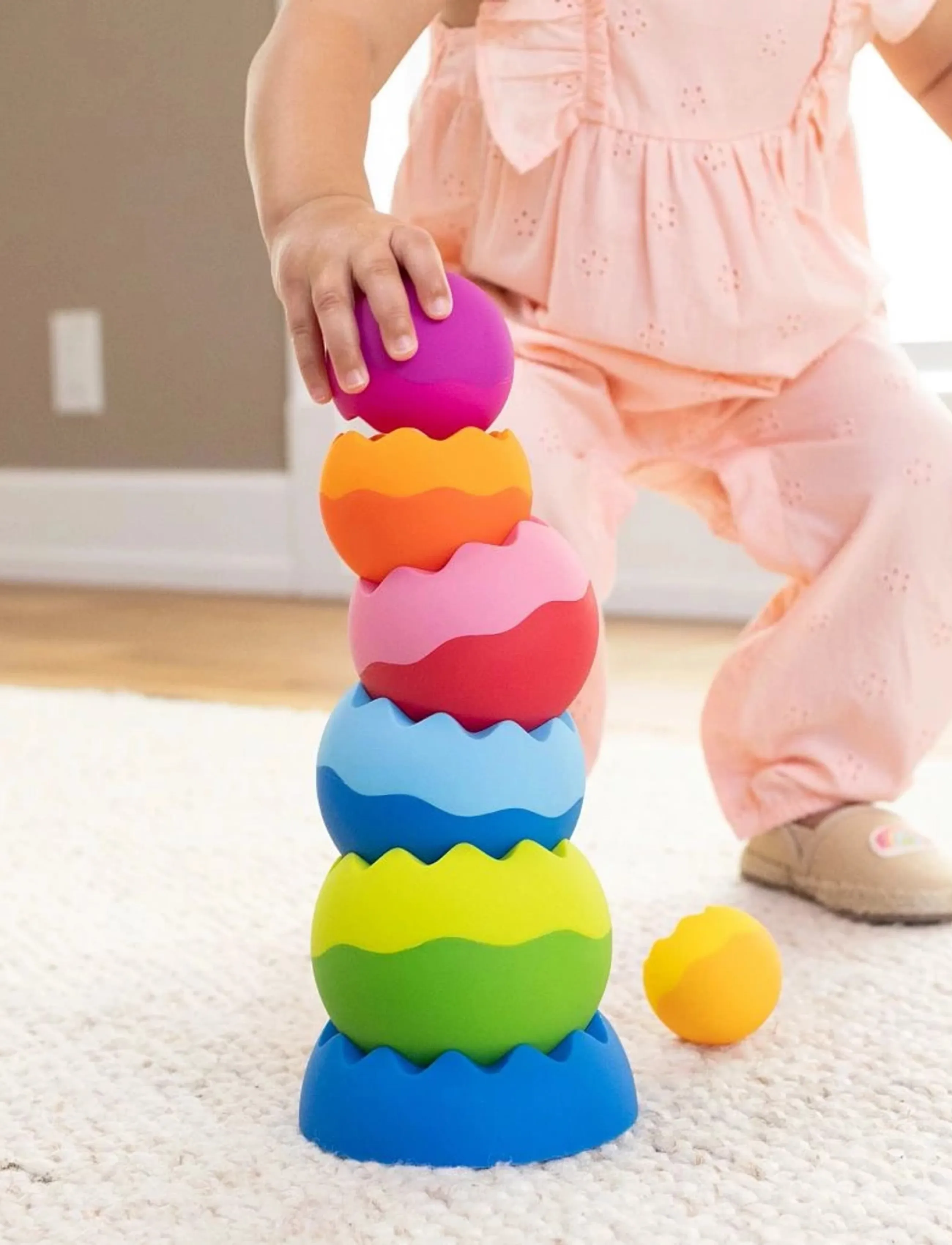 Fat Brain Toys - Fat Brain Tobbles Neo - stapelbare blokk - multi - 3