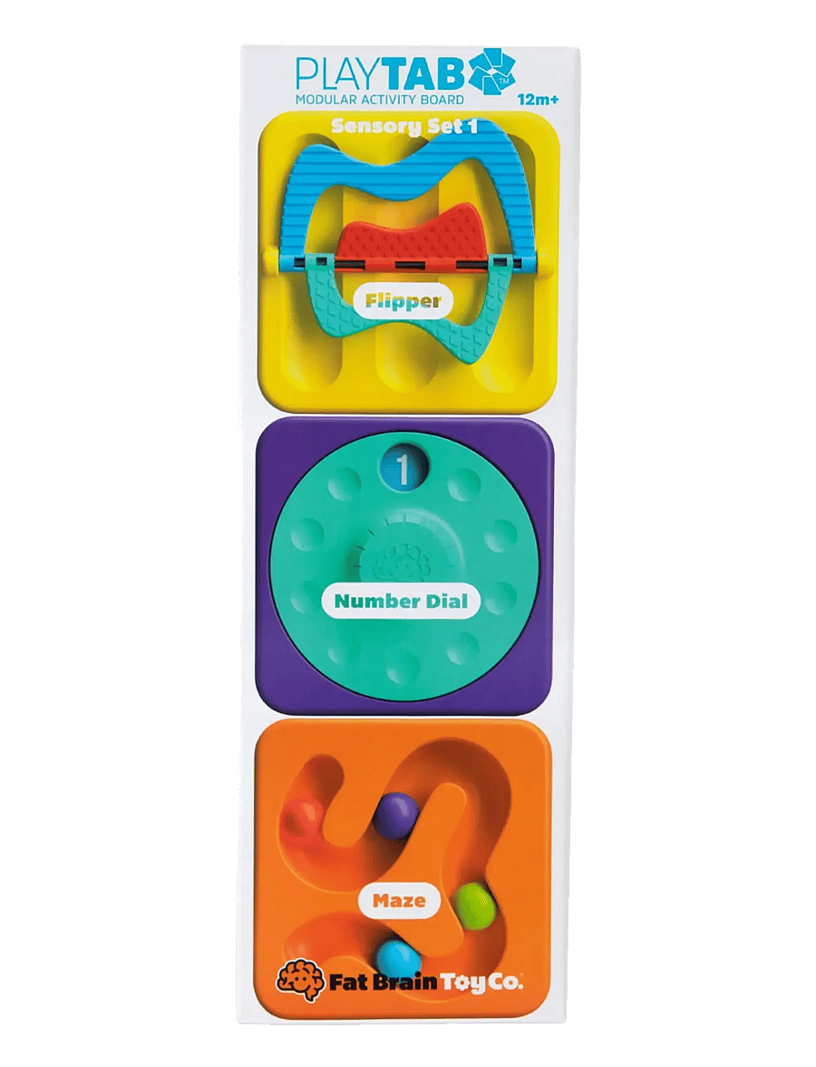 Fat Brain Toys - Fat Brain Play Tab Sensory Set 1 - motorikleksaker - multi - 0
