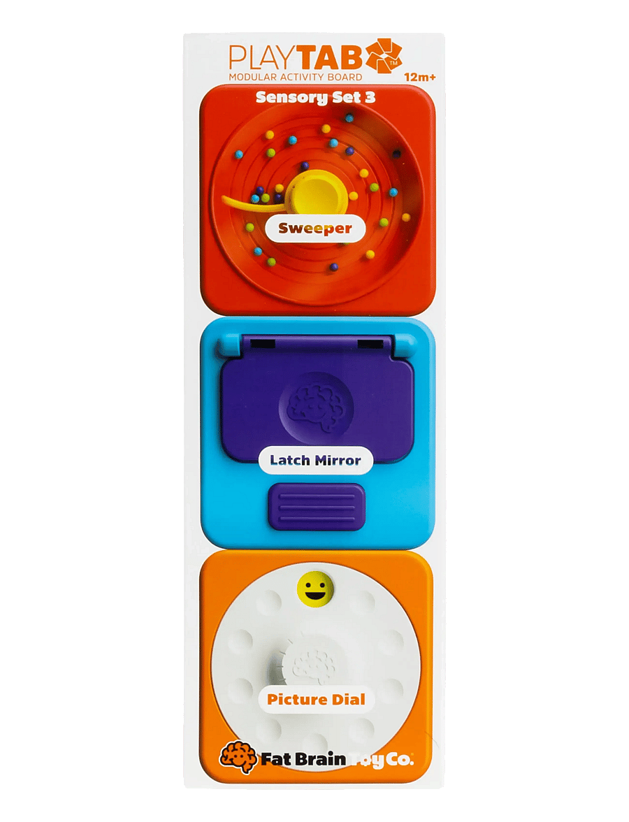 Fat Brain Toys - Fat Brain Play Tab Sensory Set 3 - motorikleksaker - multi - 0