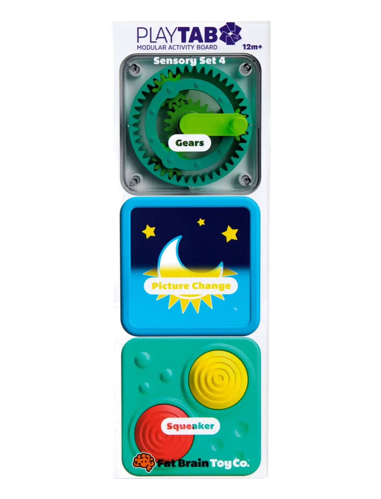Fat Brain Legetøj Fat Brain Play Tab Sensory Set 4, One Size, Multi/patterned, Legetøj > Motor Skills Legetøj, Børn
