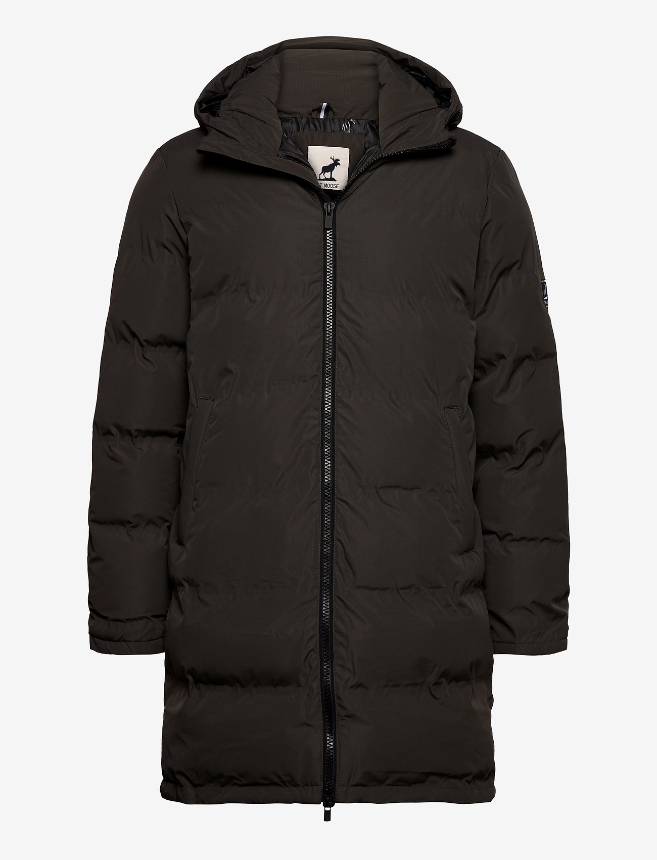 Fat Moose - Birk Long Jacket - winter jackets - beetle green - 0