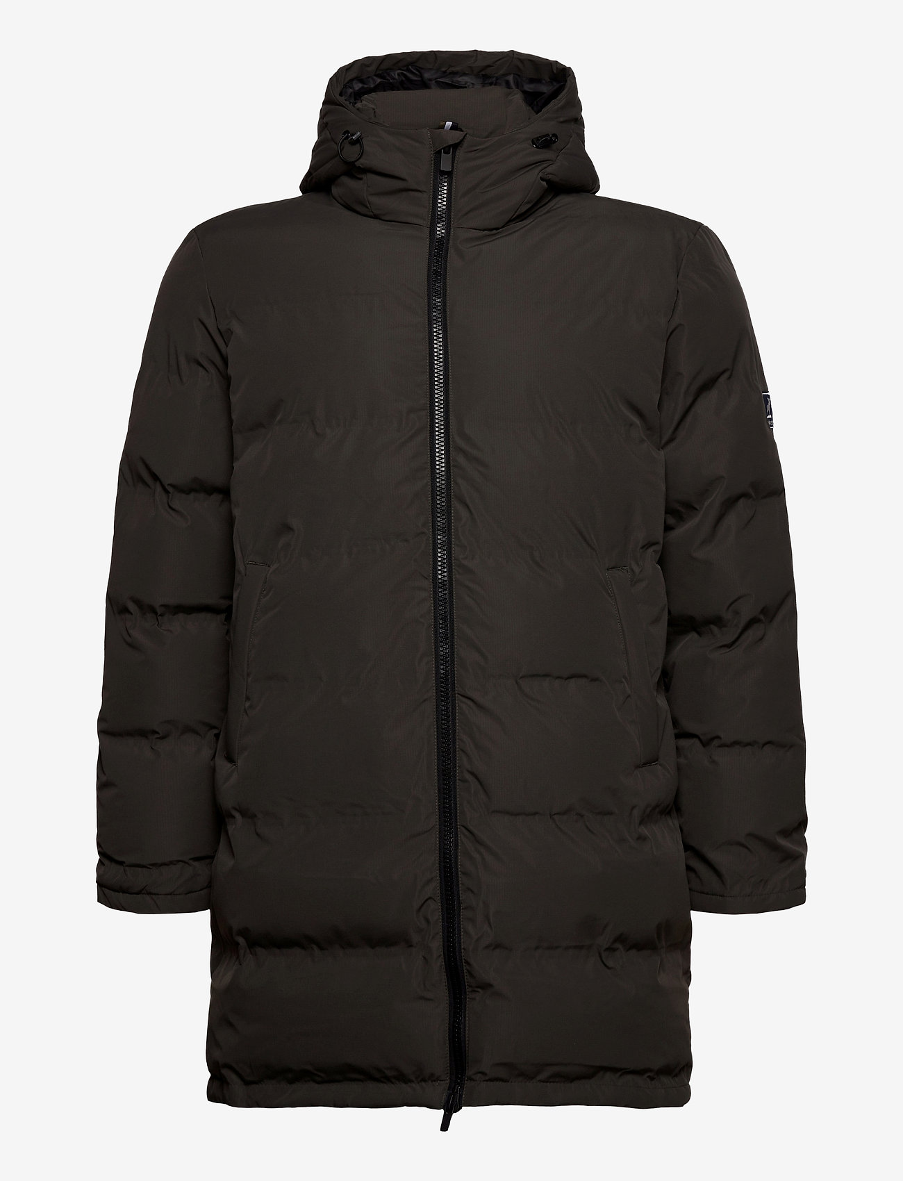Fat Moose - Birk Long Jacket - winter jackets - beetle green - 1