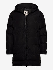 Fat Moose - Birk Long Jacket - vinterjakker - black - 0