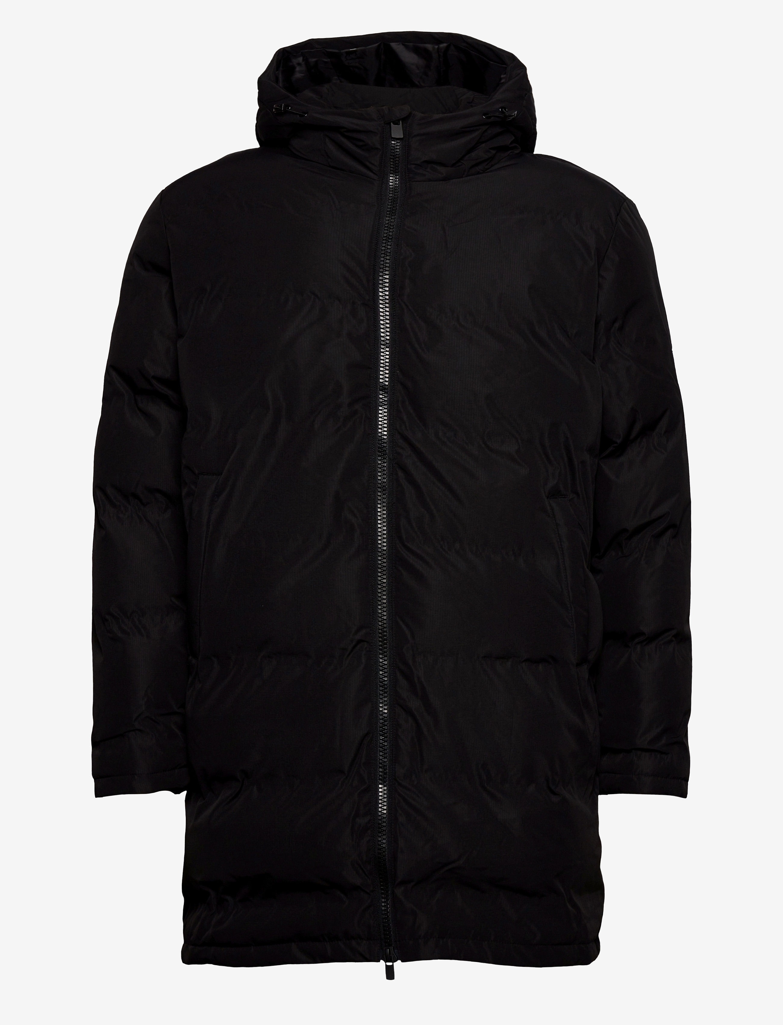 Fat Moose - Birk Long Jacket - vinterjakker - black - 2