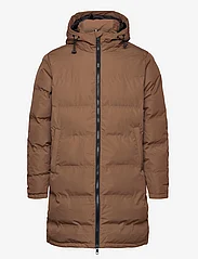 Fat Moose - Birk Long Jacket - talvitakit - dark brown - 0