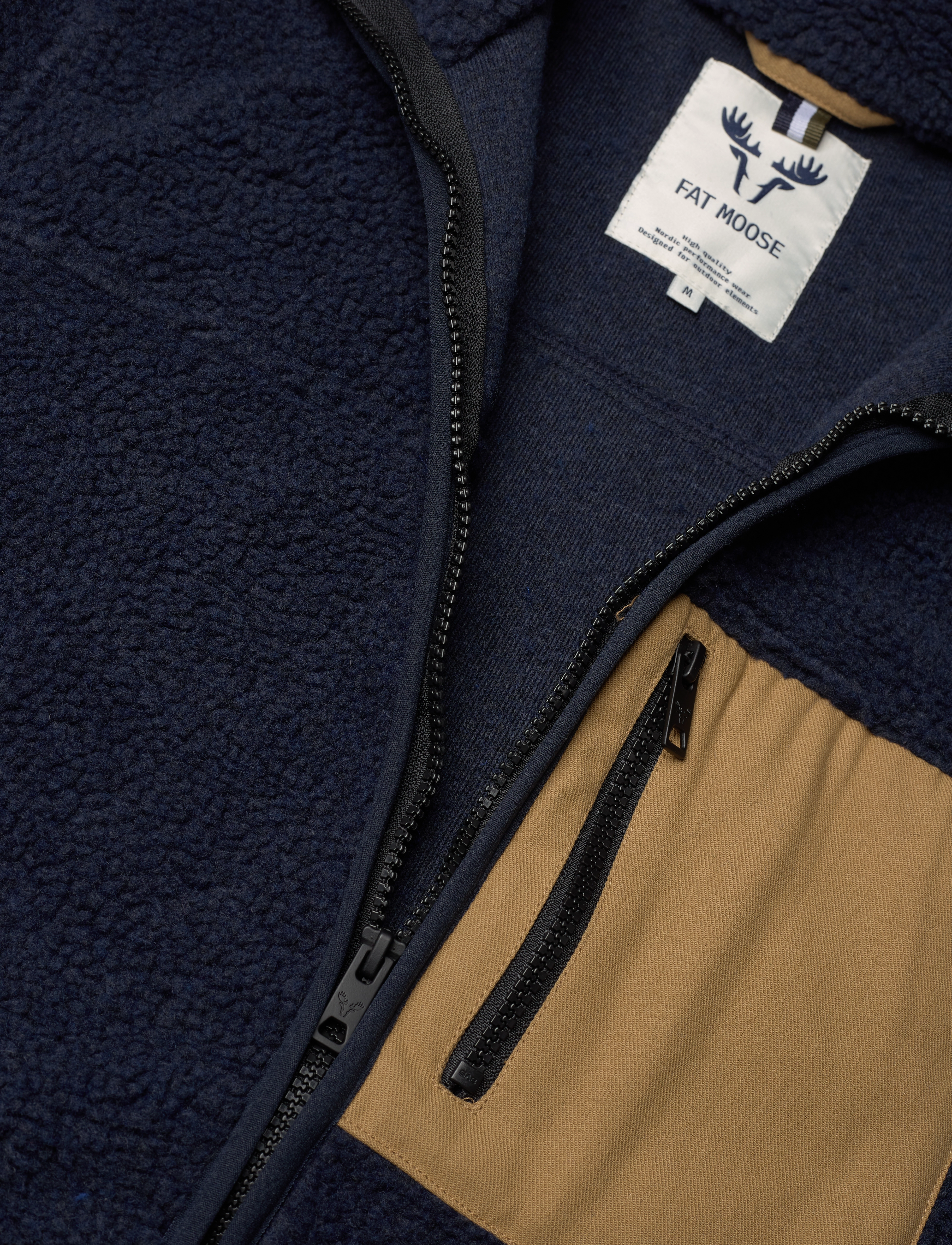 Fat Moose - Hugh Fleece - navy - 3