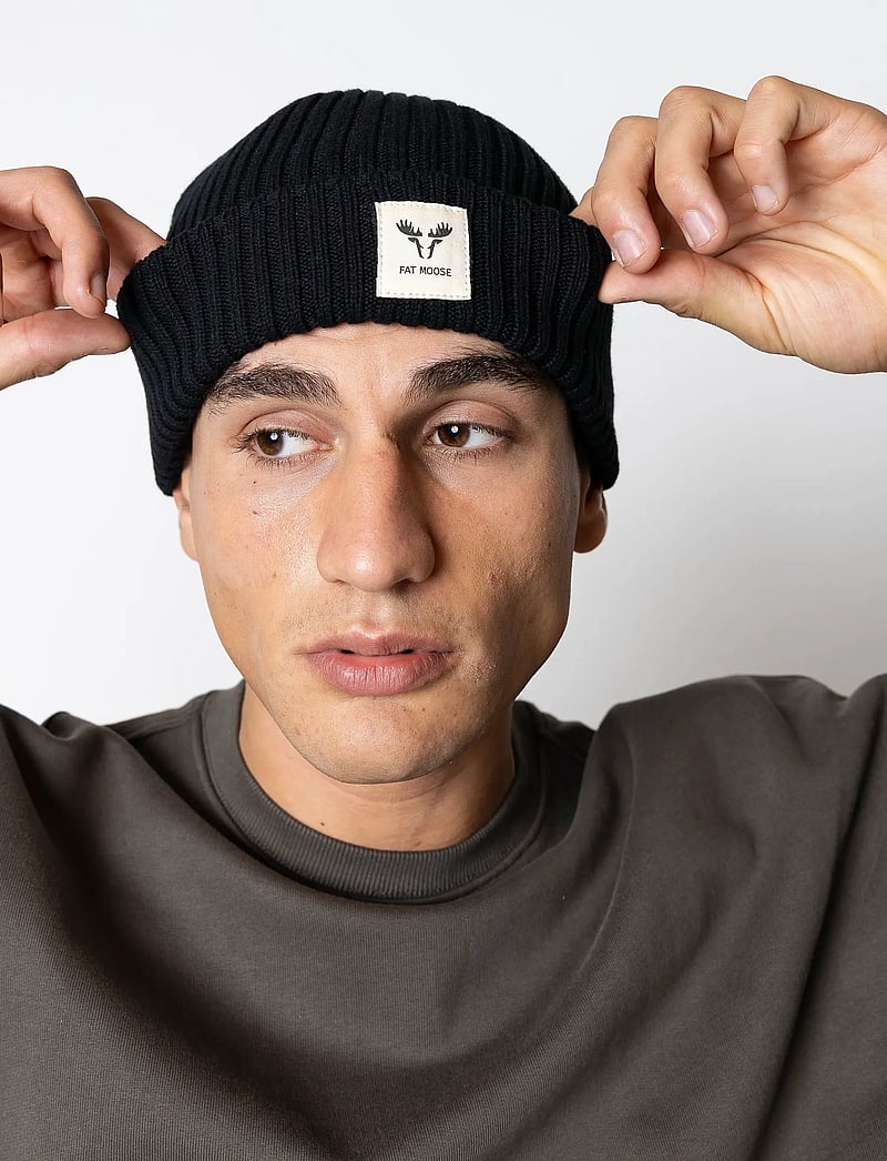 Fat Moose - Fat Beanie - kollektionen - black01 - 0