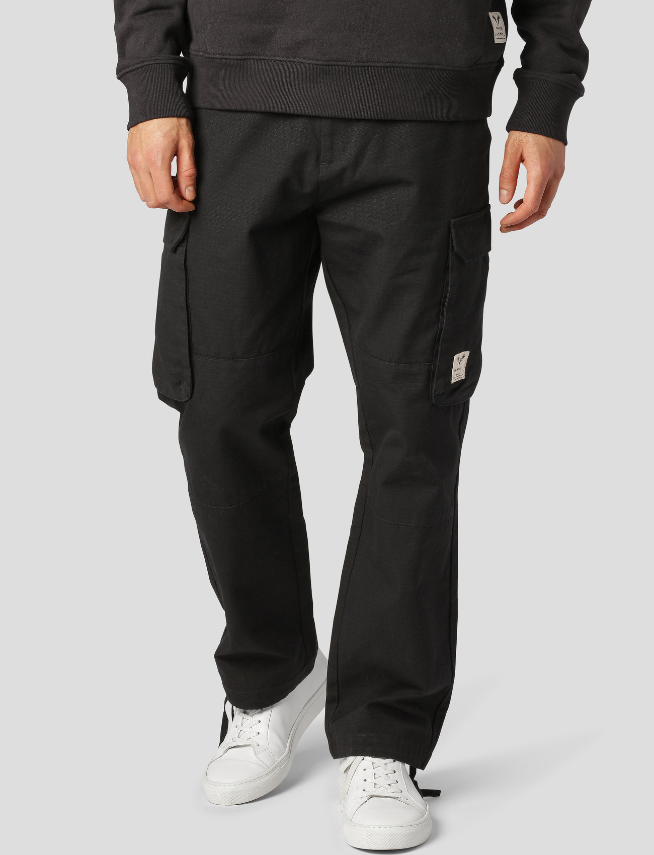 Fat Moose - Tap Cargo Pants - „cargo“ stiliaus kelnės - black - 1