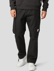 Fat Moose - Tap Cargo Pants - cargobukser - black - 1