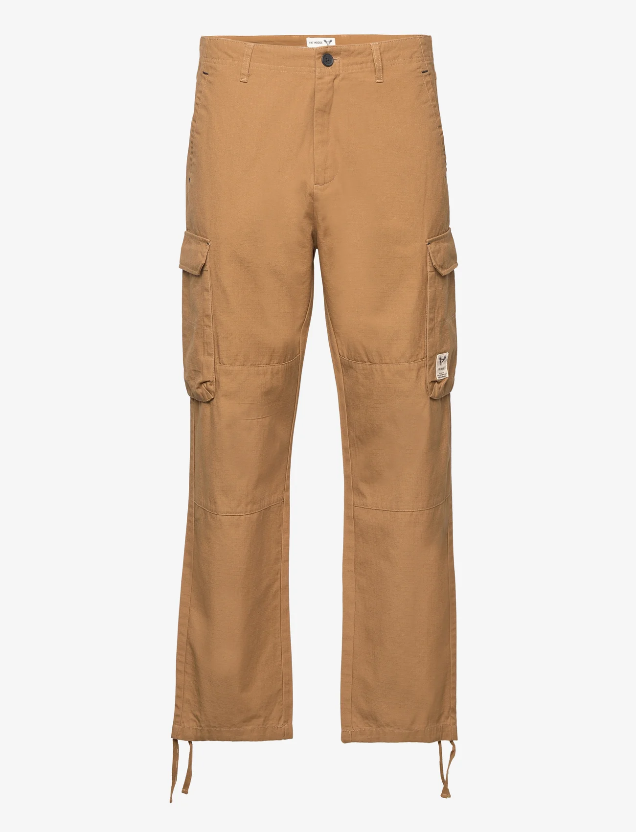 Fat Moose - Tap Cargo Pants - cargo stila bikses - dark khaki - 0