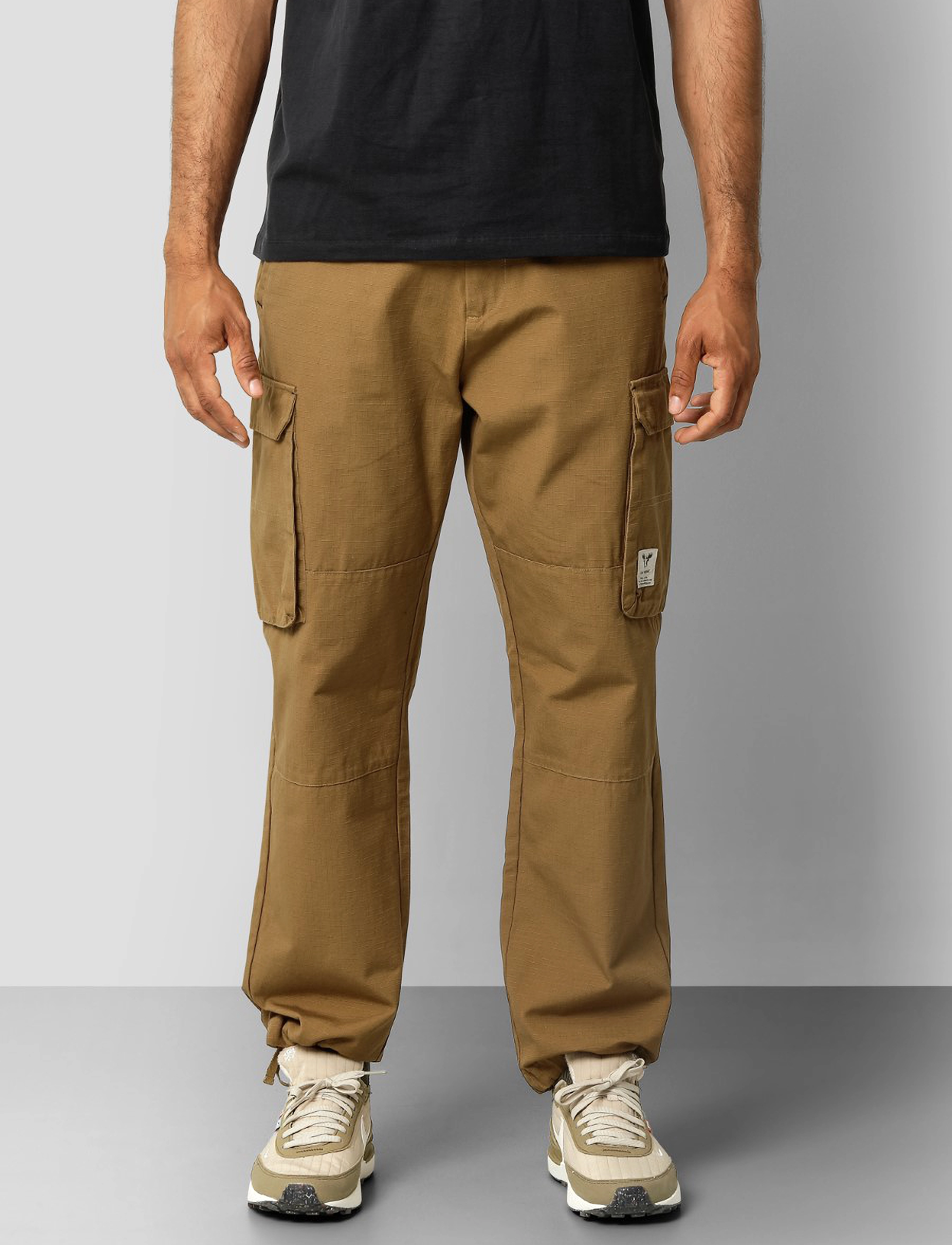 Fat Moose - Tap Cargo Pants - dark khaki - 2