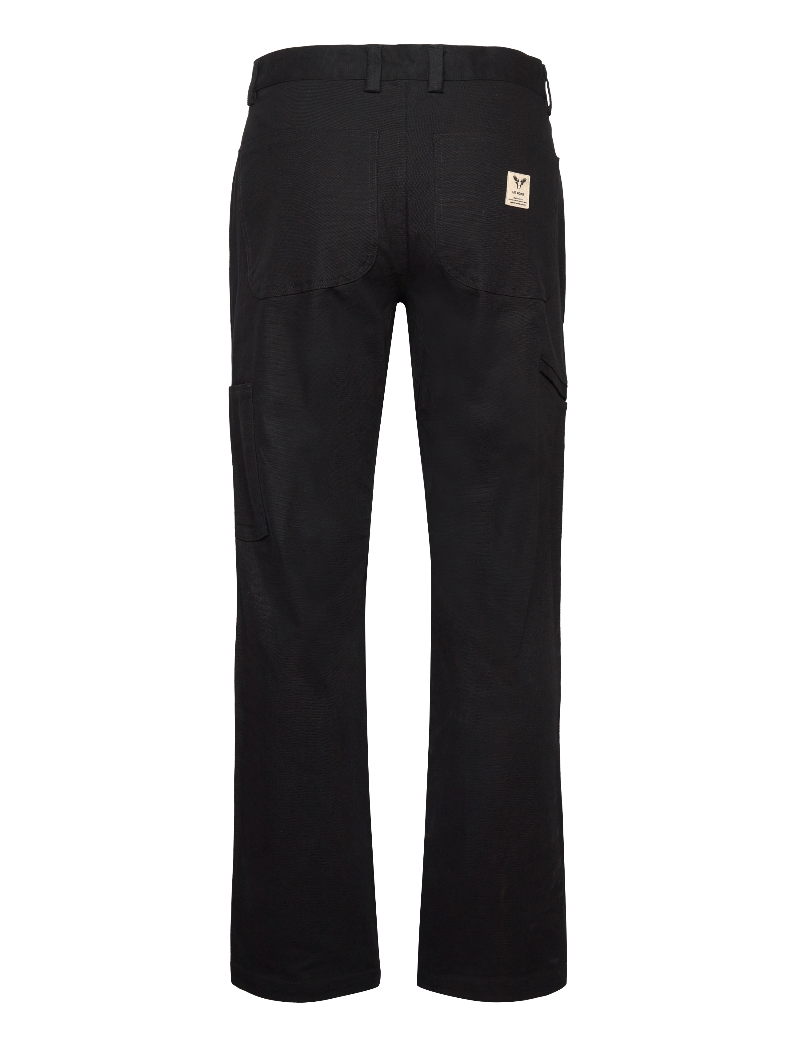 Fat Moose - Nero Utility Pants - casual bukser - black - 1