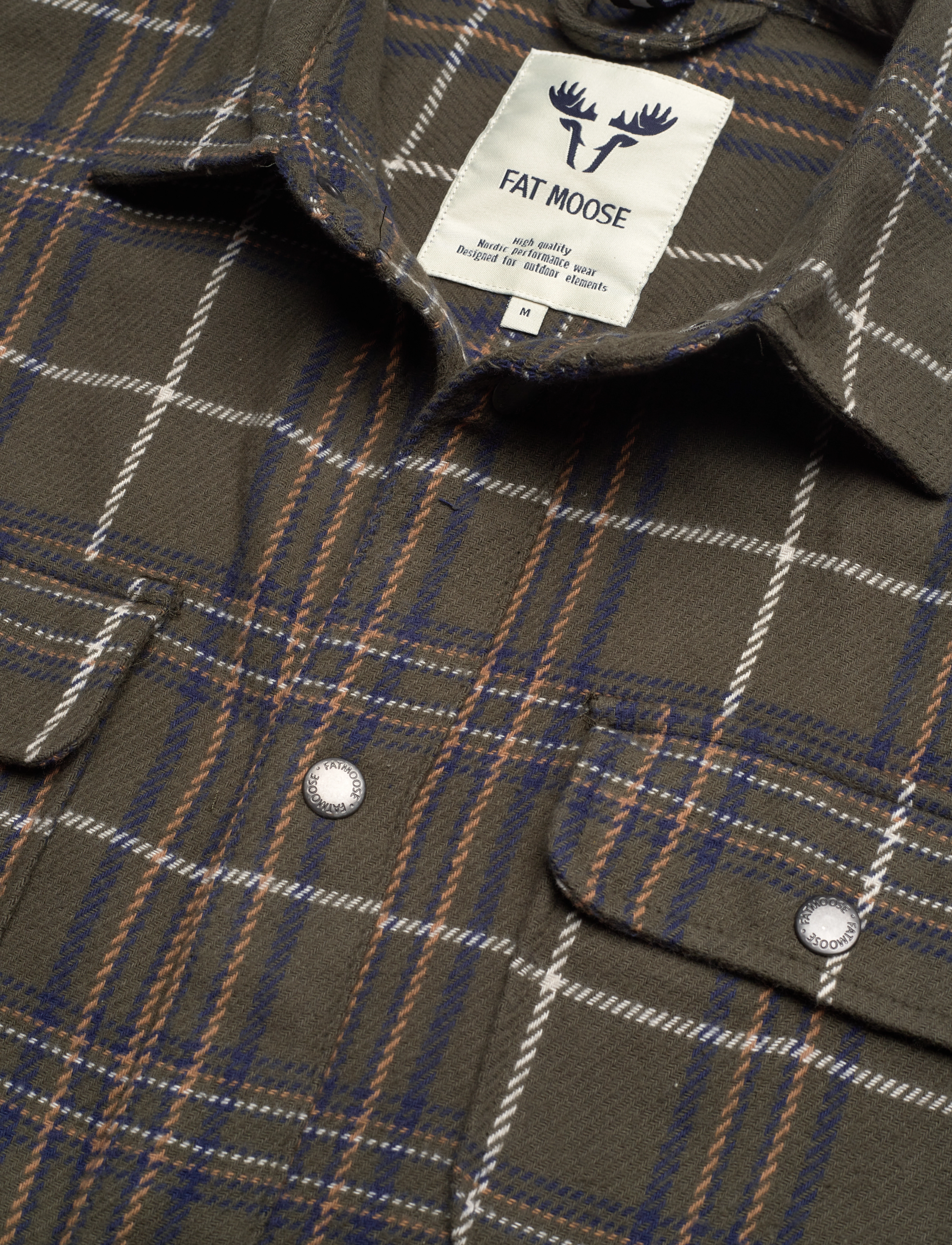 Fat Moose - Adrian New Shirt - army check - 2