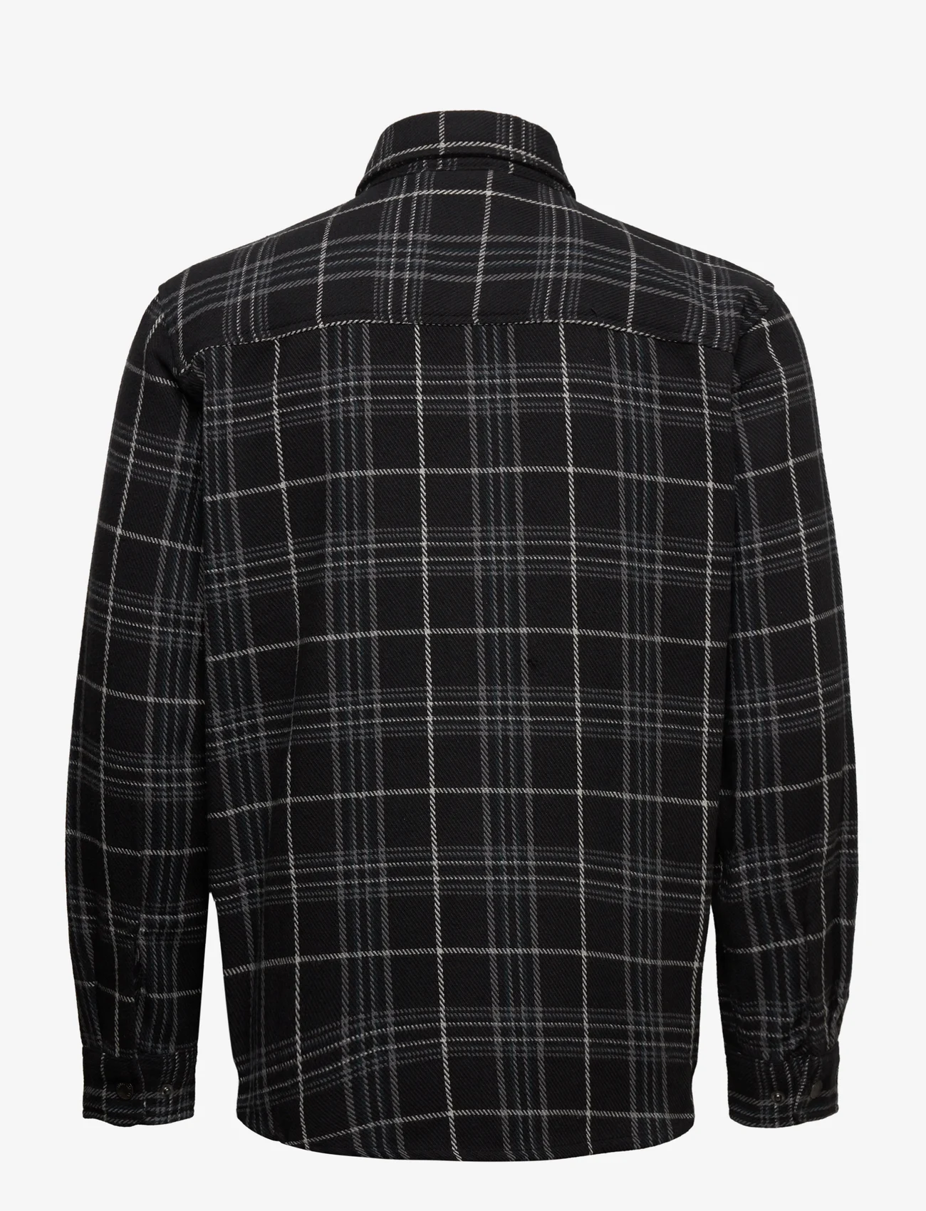 Fat Moose - Adrian New Shirt - vyrams - black check - 1