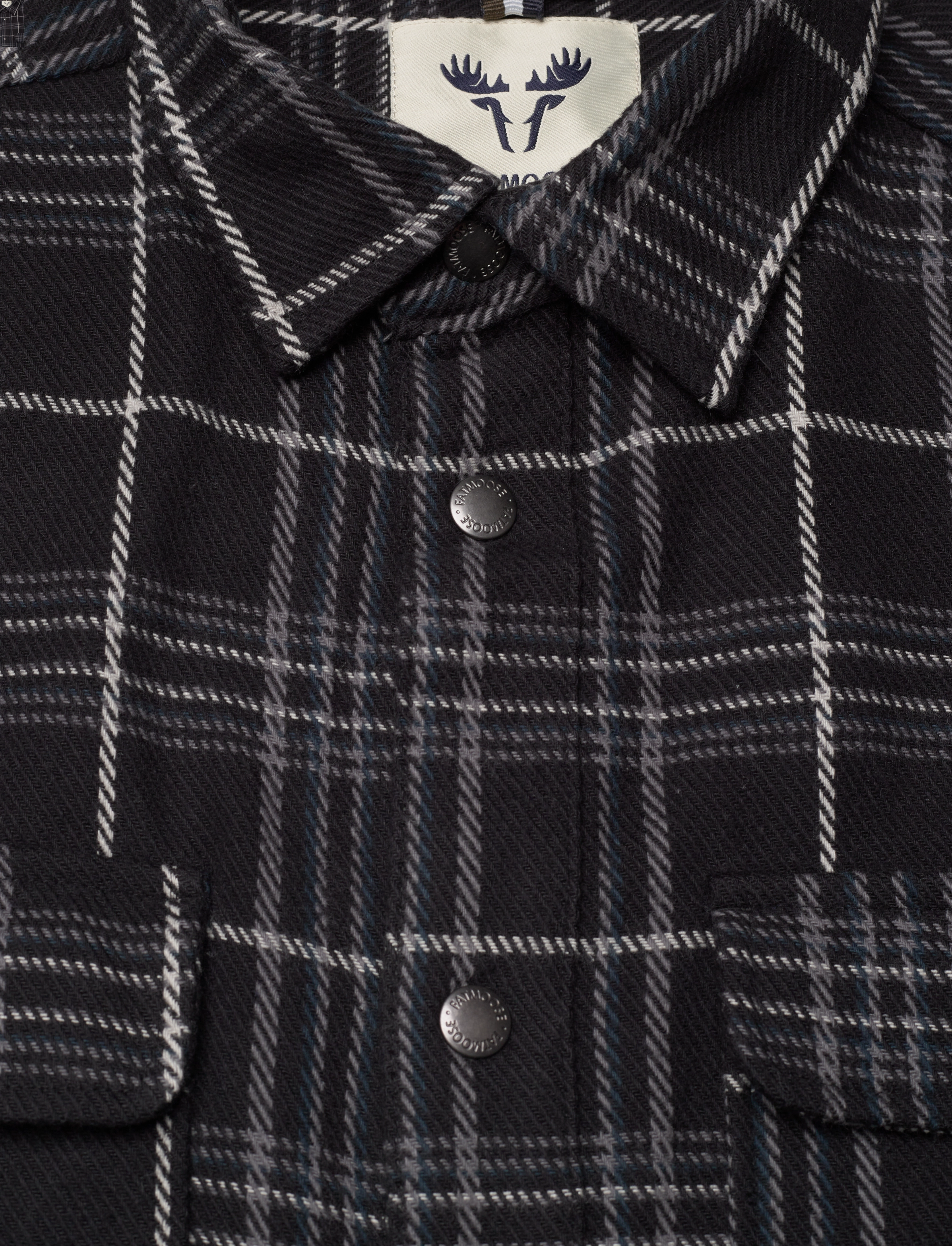 Fat Moose - Adrian New Shirt - black check - 2