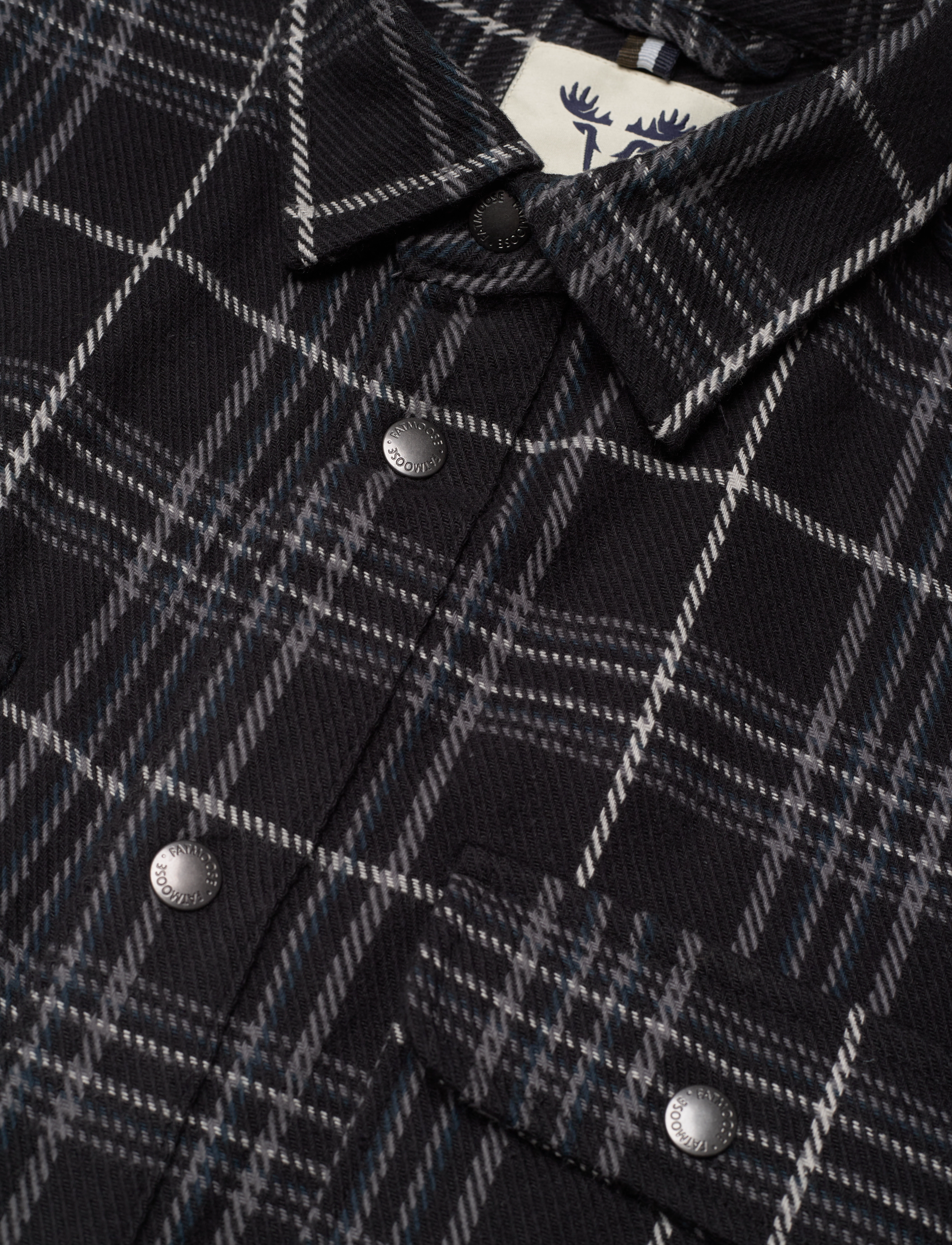 Fat Moose - Adrian New Shirt - black check - 3