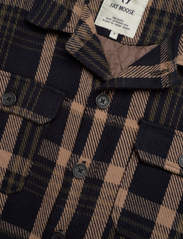 Fat Moose - Connor Quilt Overshirt - mehed - navy checked - 2