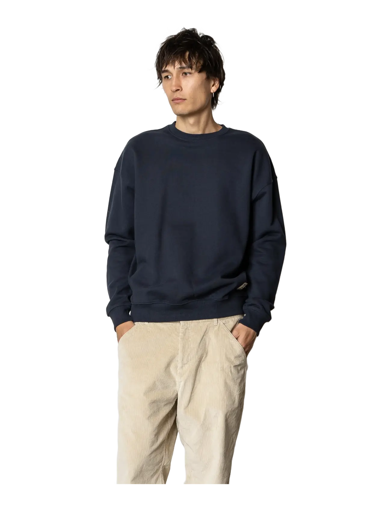 Fat Moose - Nelson Organic Crew - sweatshirts - navy - 1