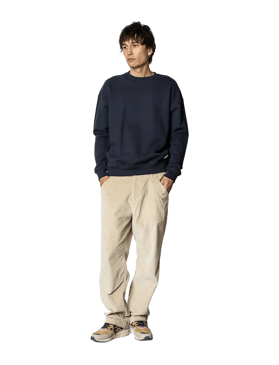Fat Moose - Nelson Organic Crew - kollektionen - navy - 2