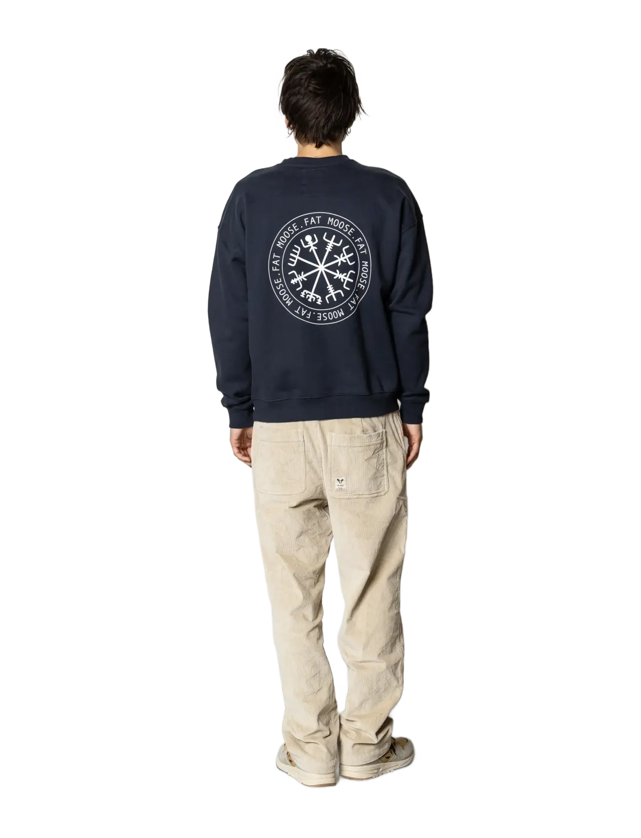 Fat Moose - Nelson Organic Crew - sweatshirts - navy - 4