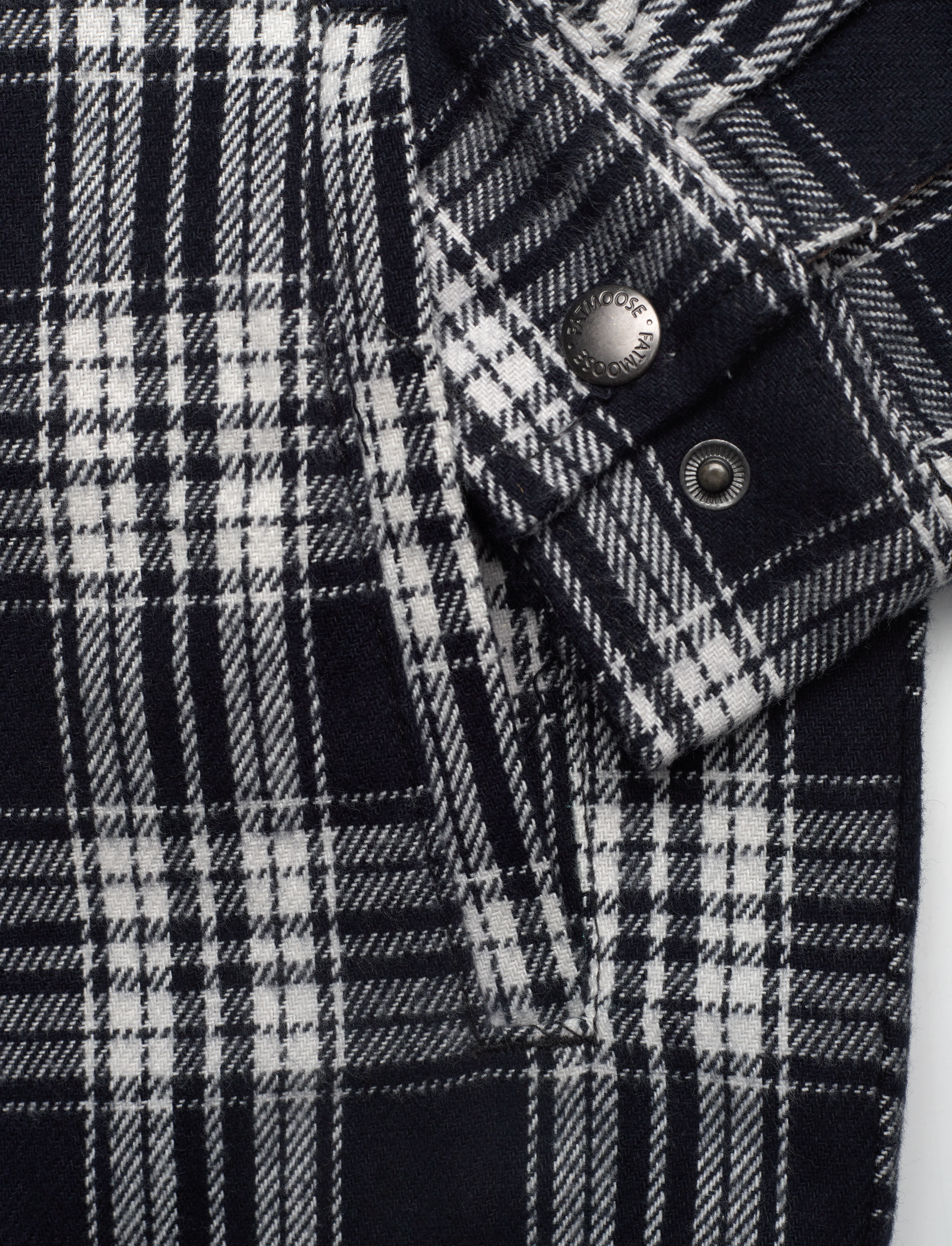 Fat Moose - Ralph Overshirt - navy checked - 3