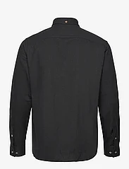 Fat Moose - Glenn Flannel Shirt LS - basic krekli - black - 1