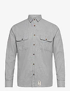Glenn Flannel Shirt LS - LIGHT GREY