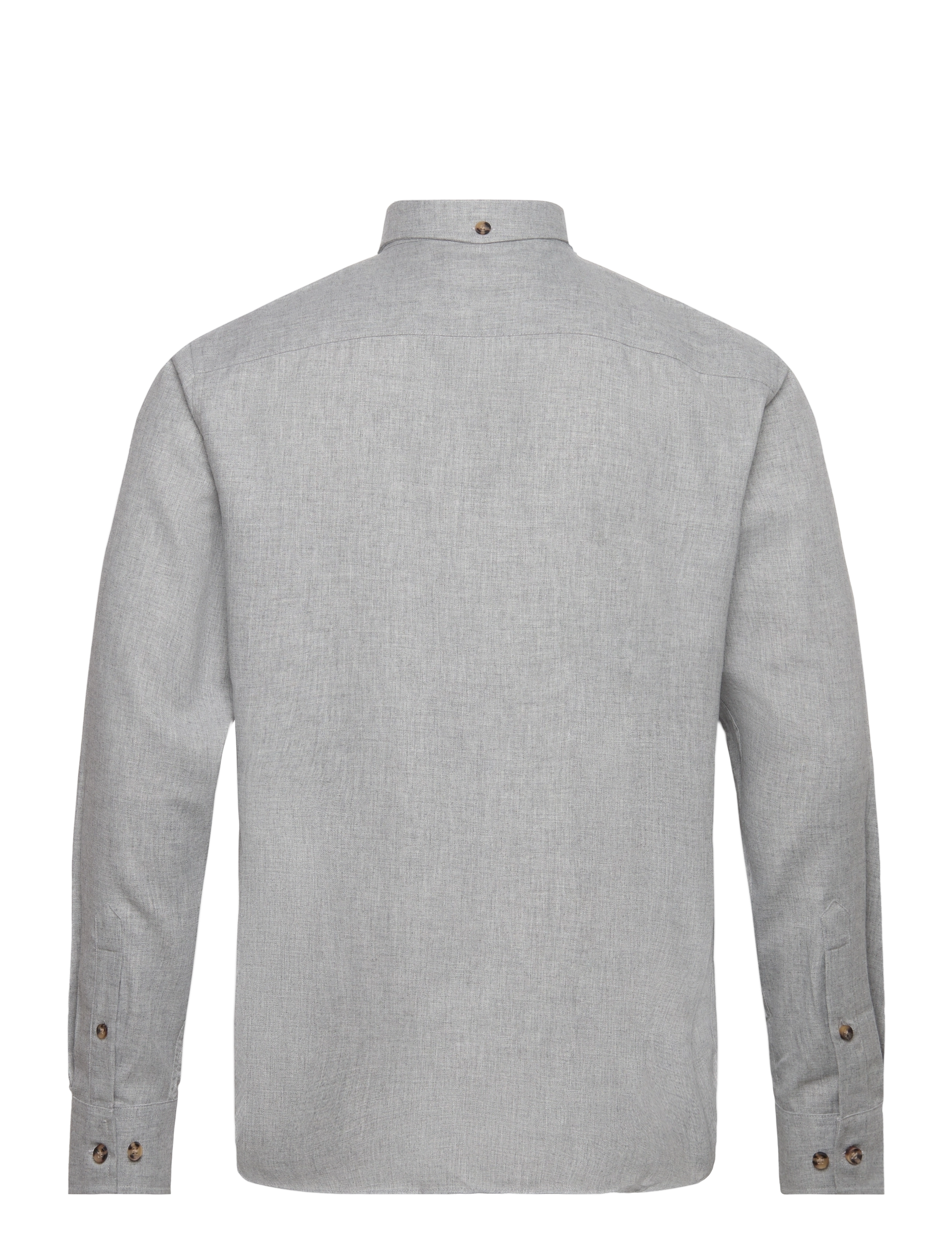 Fat Moose - Glenn Flannel Shirt LS - light grey - 1