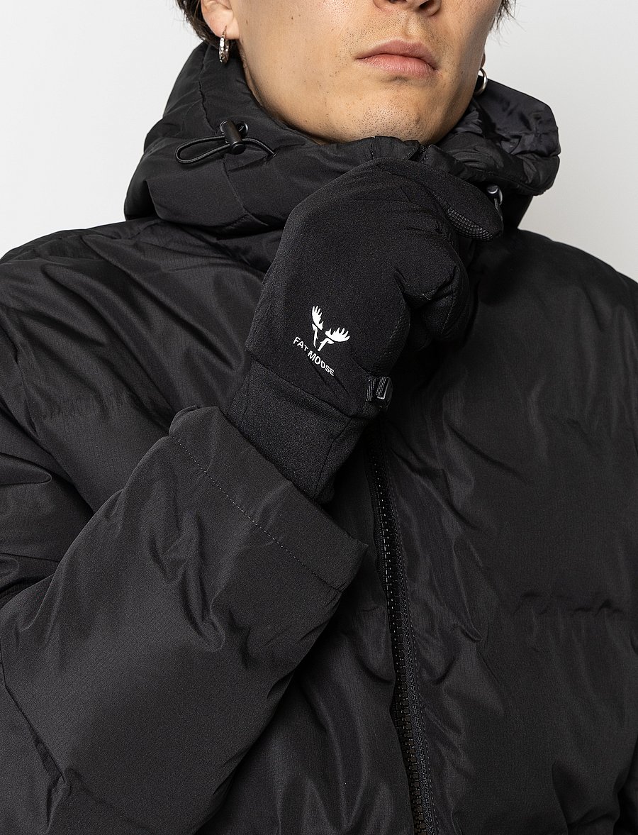 Fat Moose - Daron Tech Winter Gloves - fingervantar - black - 0