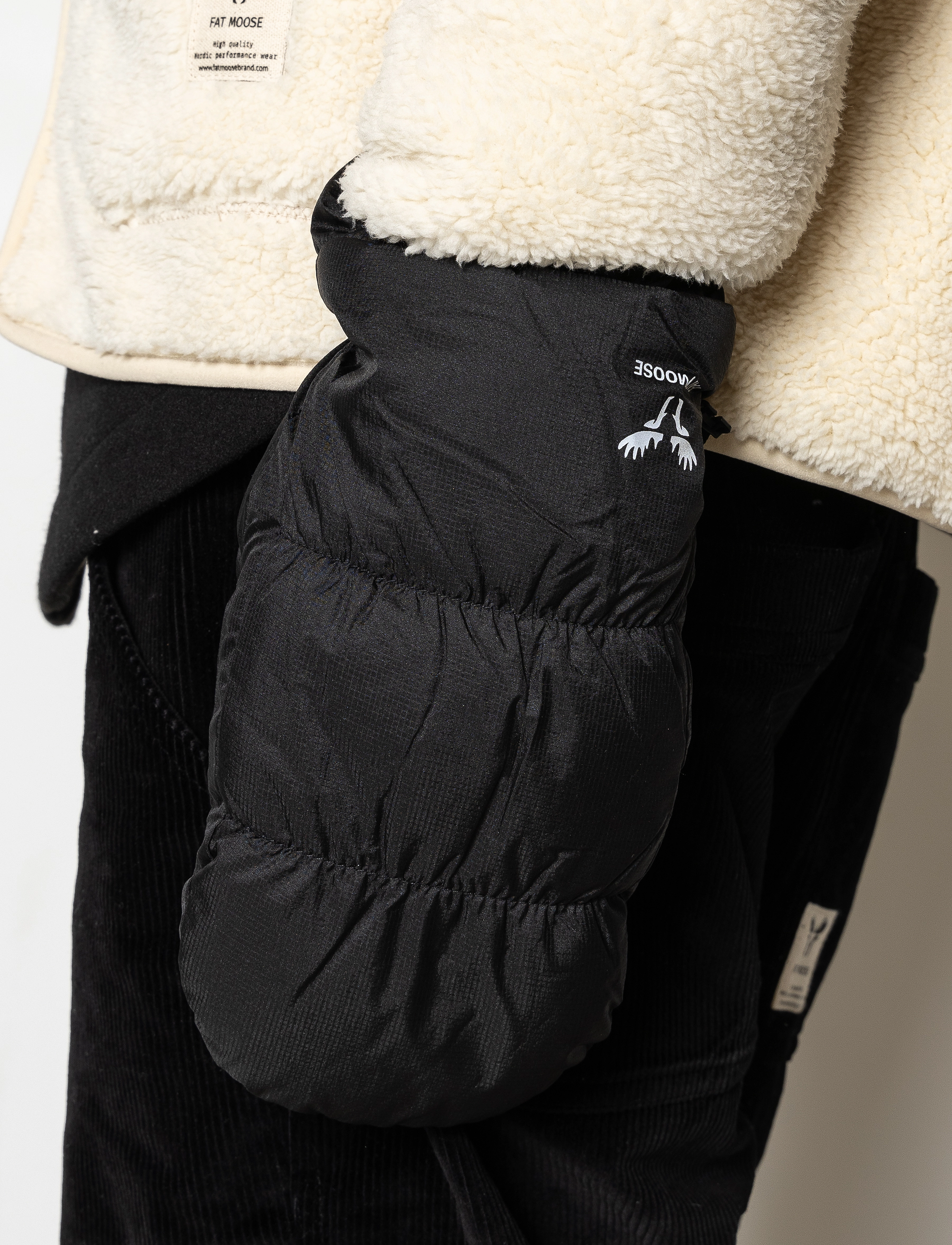 Fat Moose - Geo Puffer Mittens - black - 2
