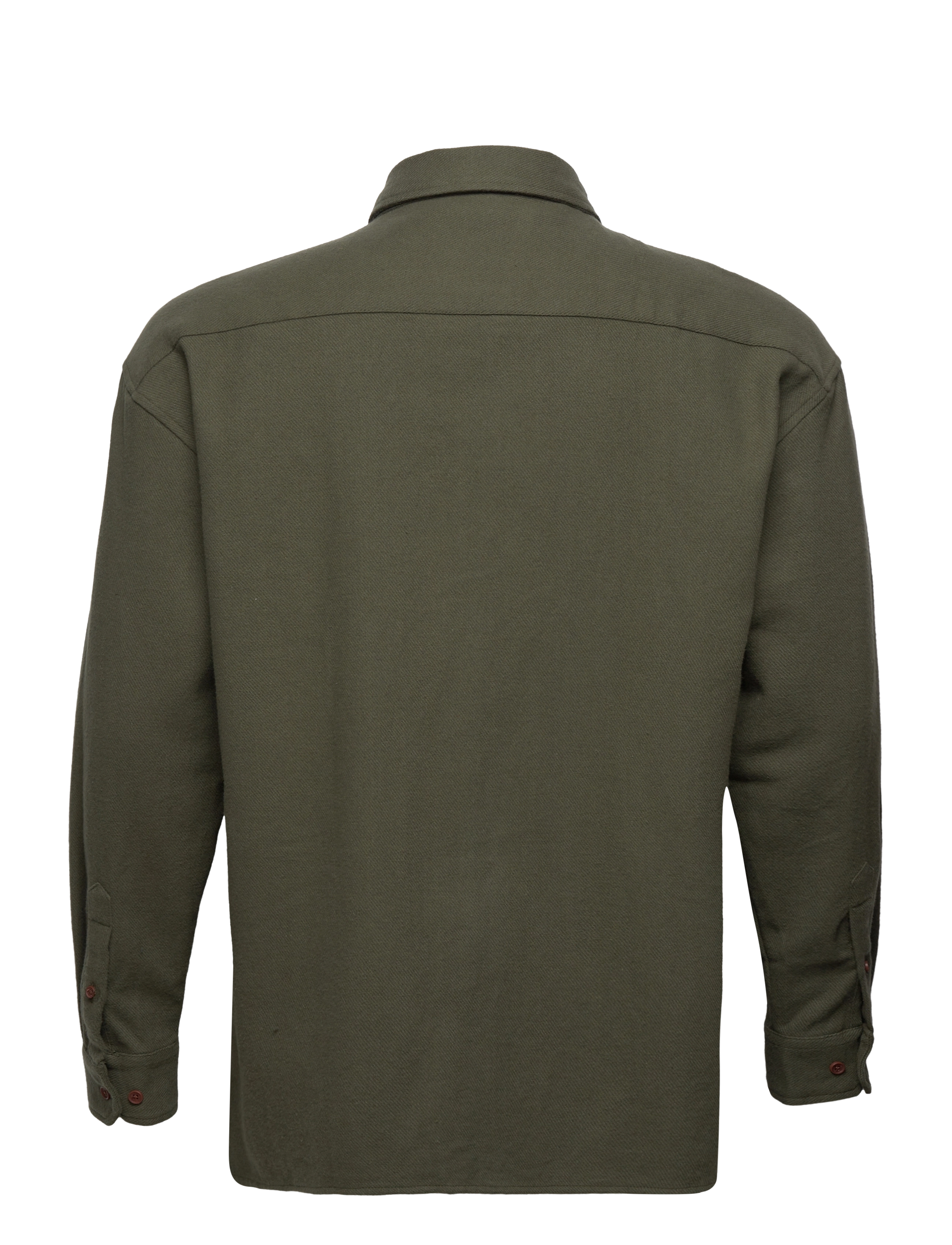 Fat Moose - Deacon Heavy Shirt LS - army - 1