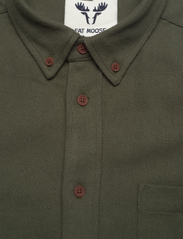 Fat Moose - Deacon Heavy Shirt LS - casual overhemden - army - 2
