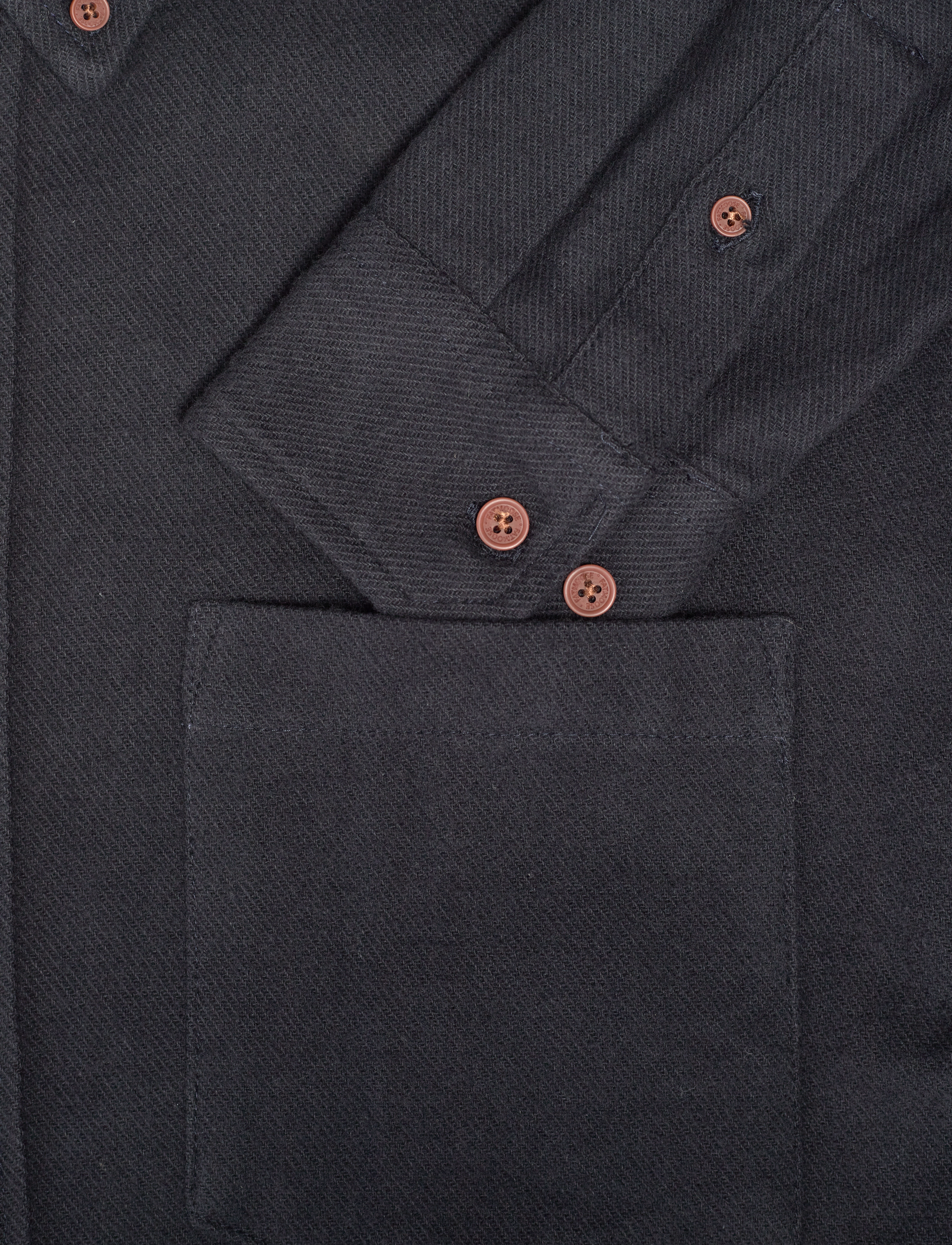 Fat Moose - Deacon Heavy Shirt LS - black - 3