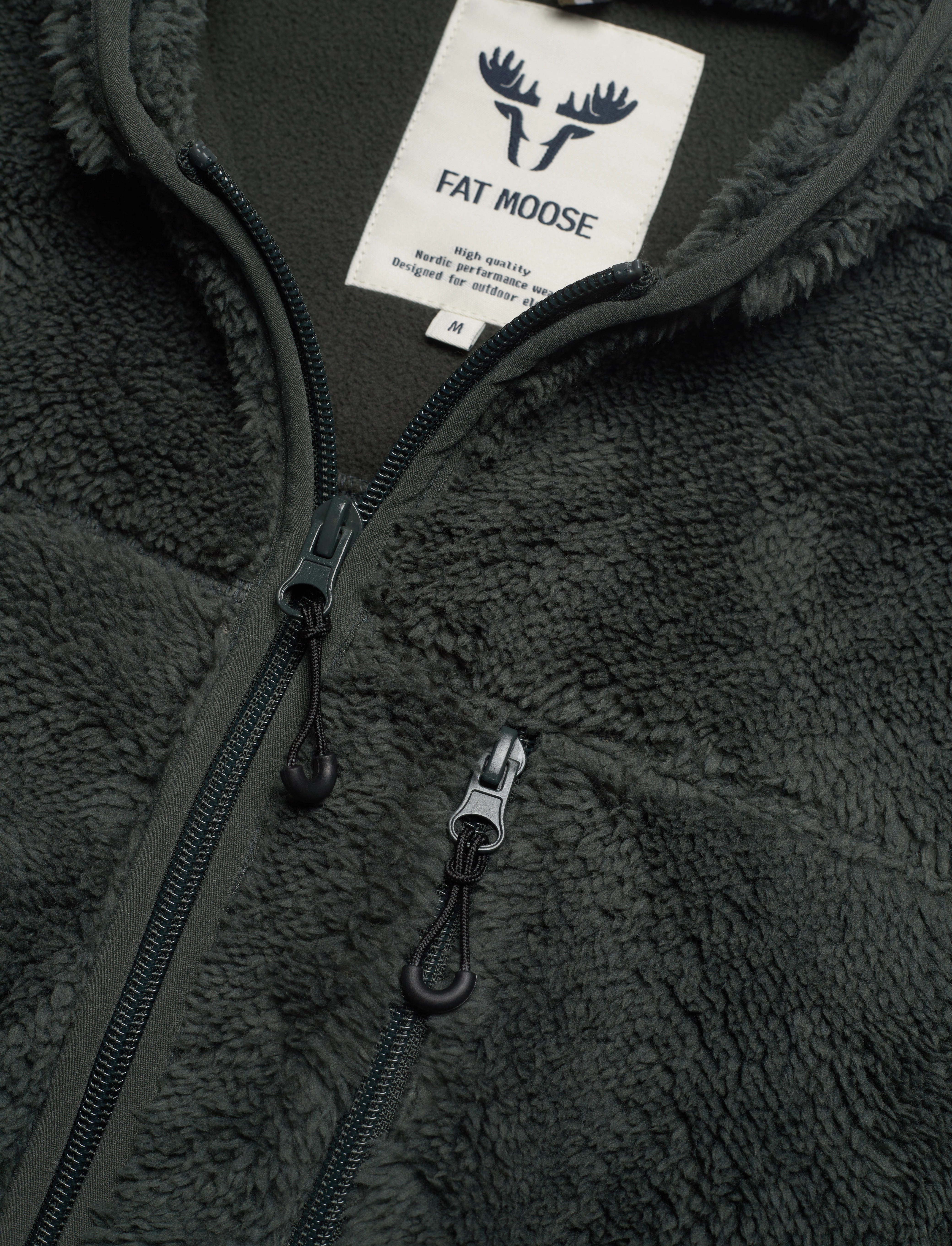 Fat Moose - Pine Fleece Jacket - beetle green - 2