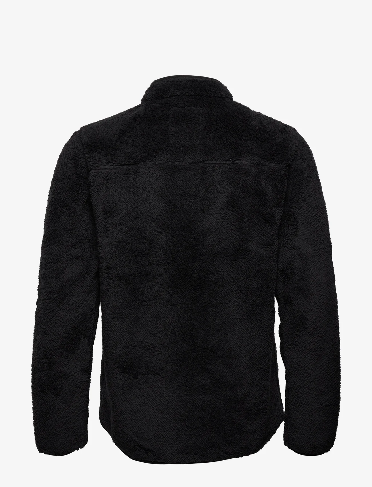 Fat Moose - Pine Fleece Jacket - vahekihina kantavad jakid - black - 1