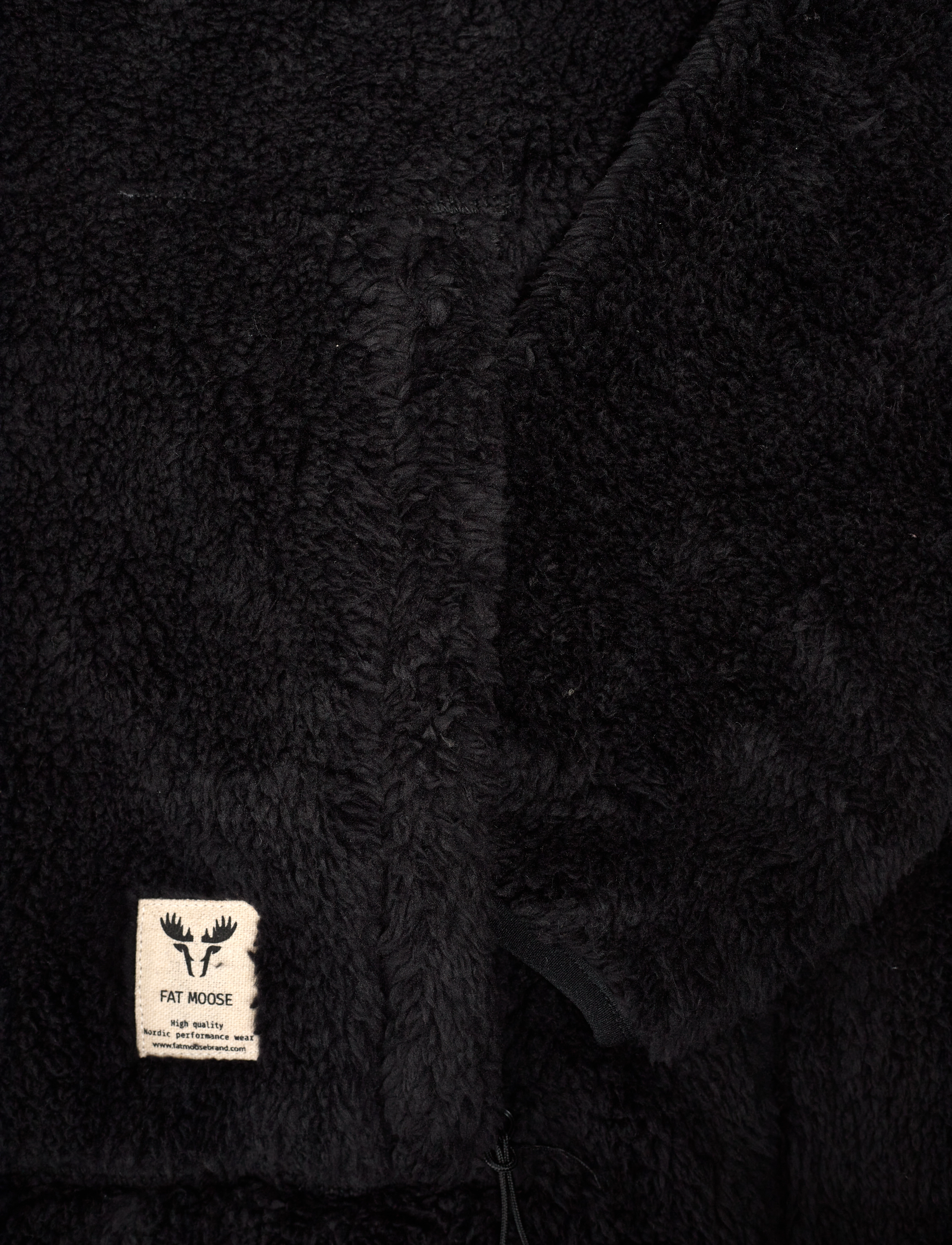 Fat Moose - Pine Half Zip Fleece - black - 3