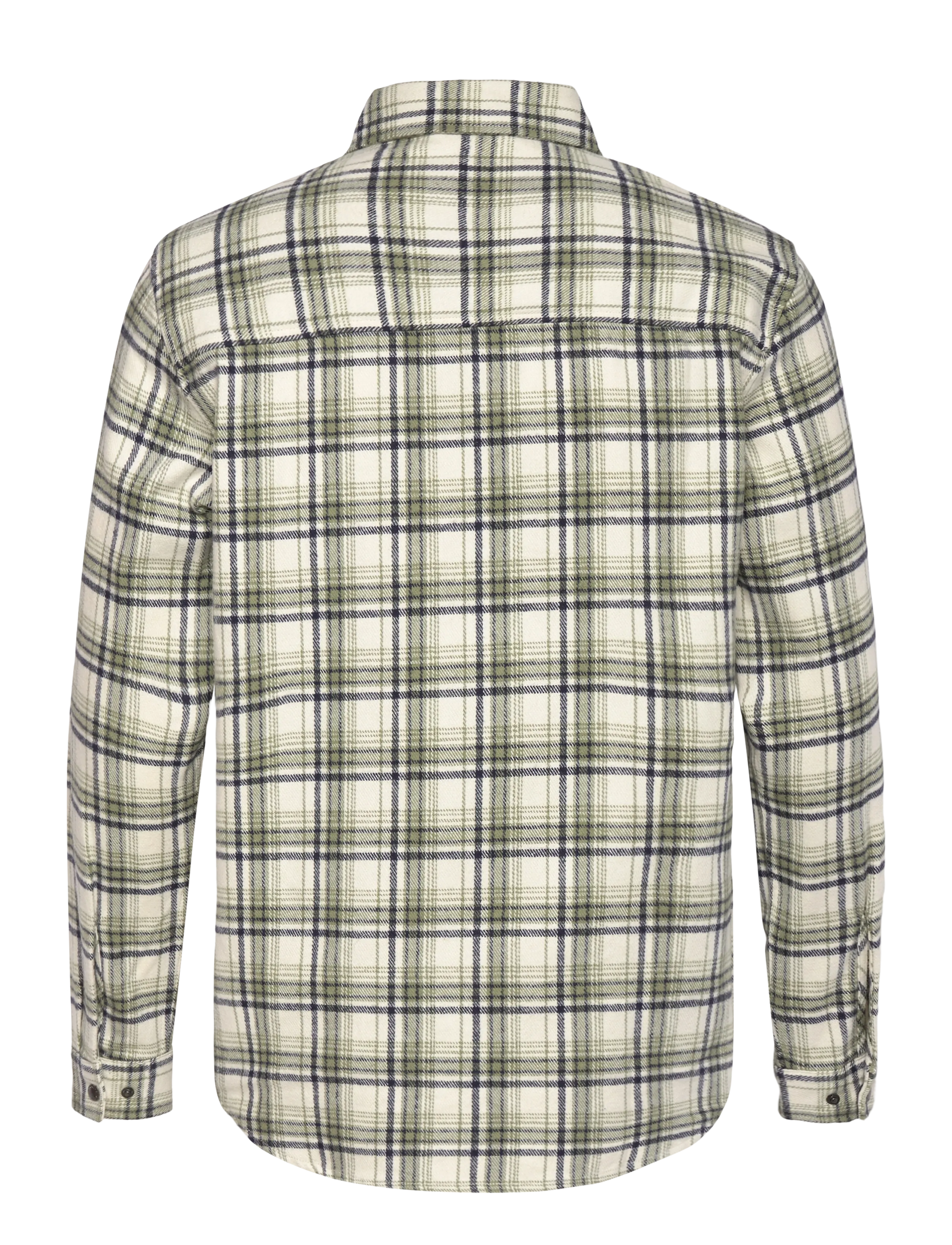 Fat Moose - Adrian cotton check shirt - flannel shirts - ecru/dusty green - 2