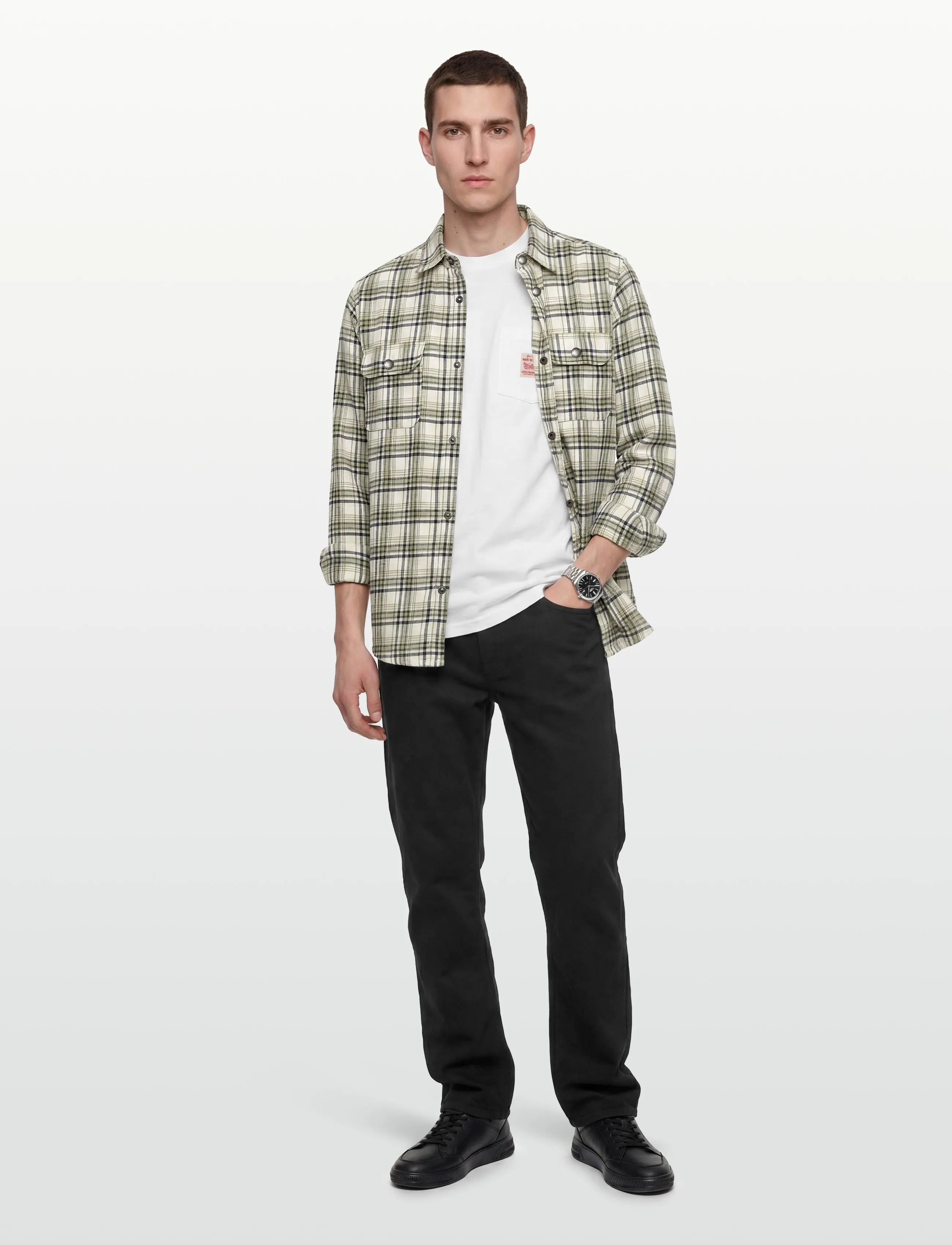 Fat Moose Adrian Cotton Check Shirt, XL, Multi/patterned, Skjorter > Afslappet, Herre