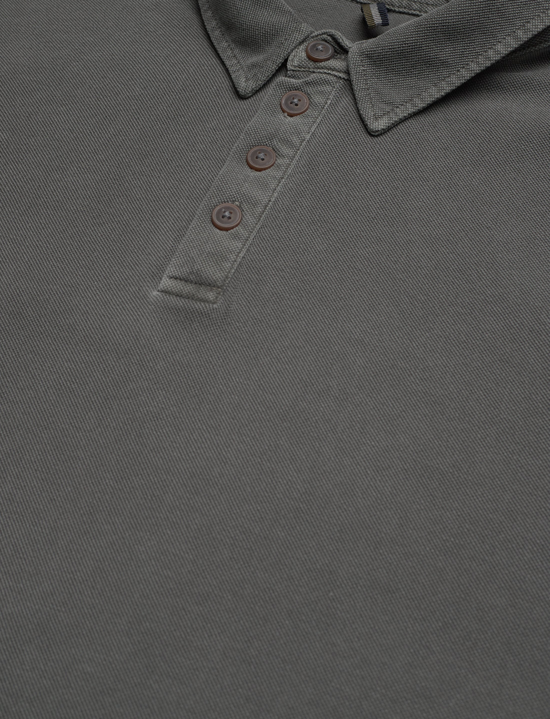 Fat Moose - Landon Cotton Pique Polo SS - kortärmade pikéer - beetle green - 3