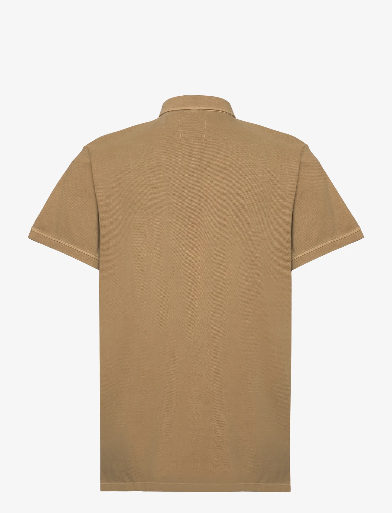 Fat Moose - Landon Cotton Pique Polo SS - polo marškinėliai trumpomis rankovėmis - khaki - 1