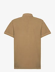Fat Moose - Landon Cotton Pique Polo SS - short-sleeved polos - khaki - 1