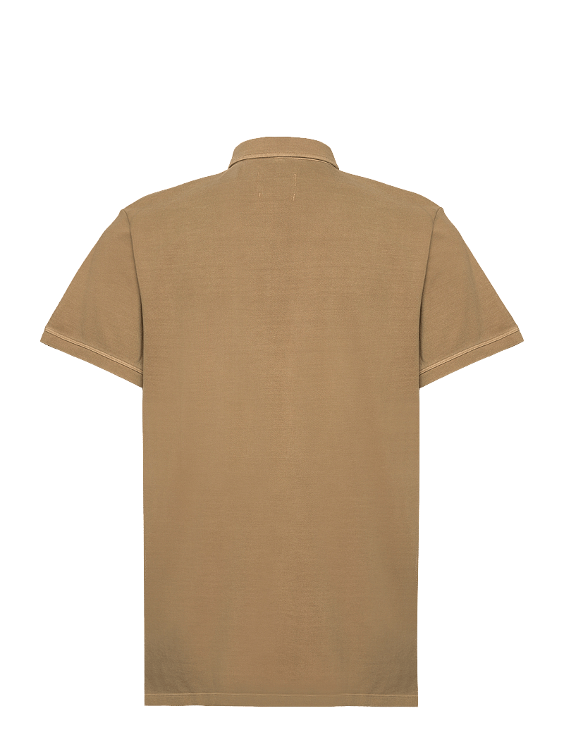 Fat Moose - Landon Cotton Pique Polo SS - khaki - 2