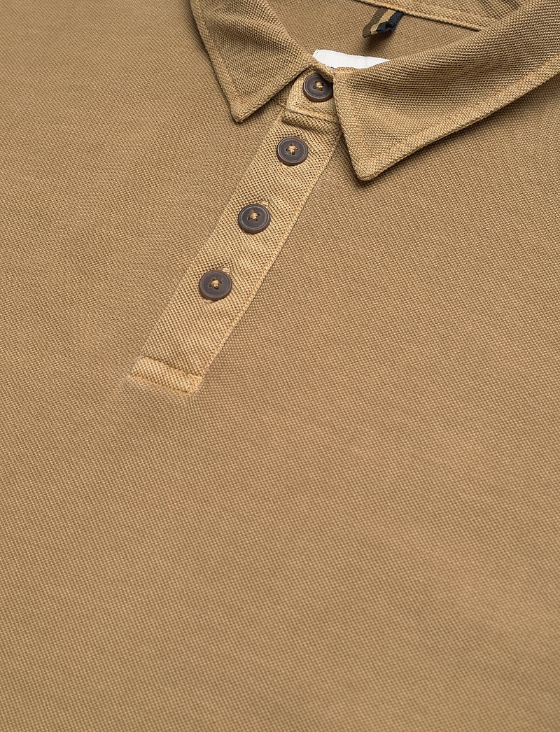 Fat Moose - Landon Cotton Pique Polo SS - khaki - 3