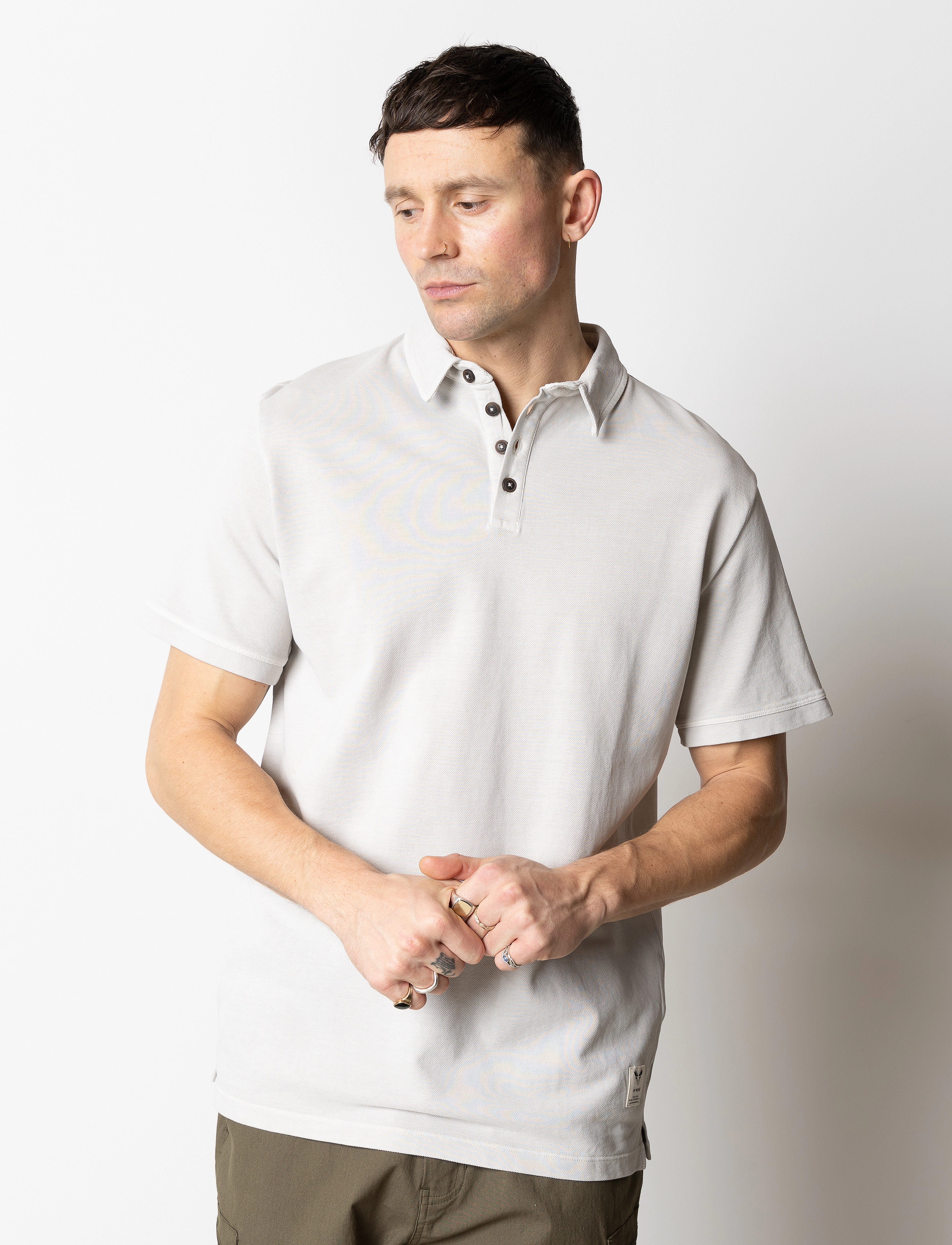 Fat Moose Landon Cotton Pique Polo SS - Fat moose - SOFT SAND / beige