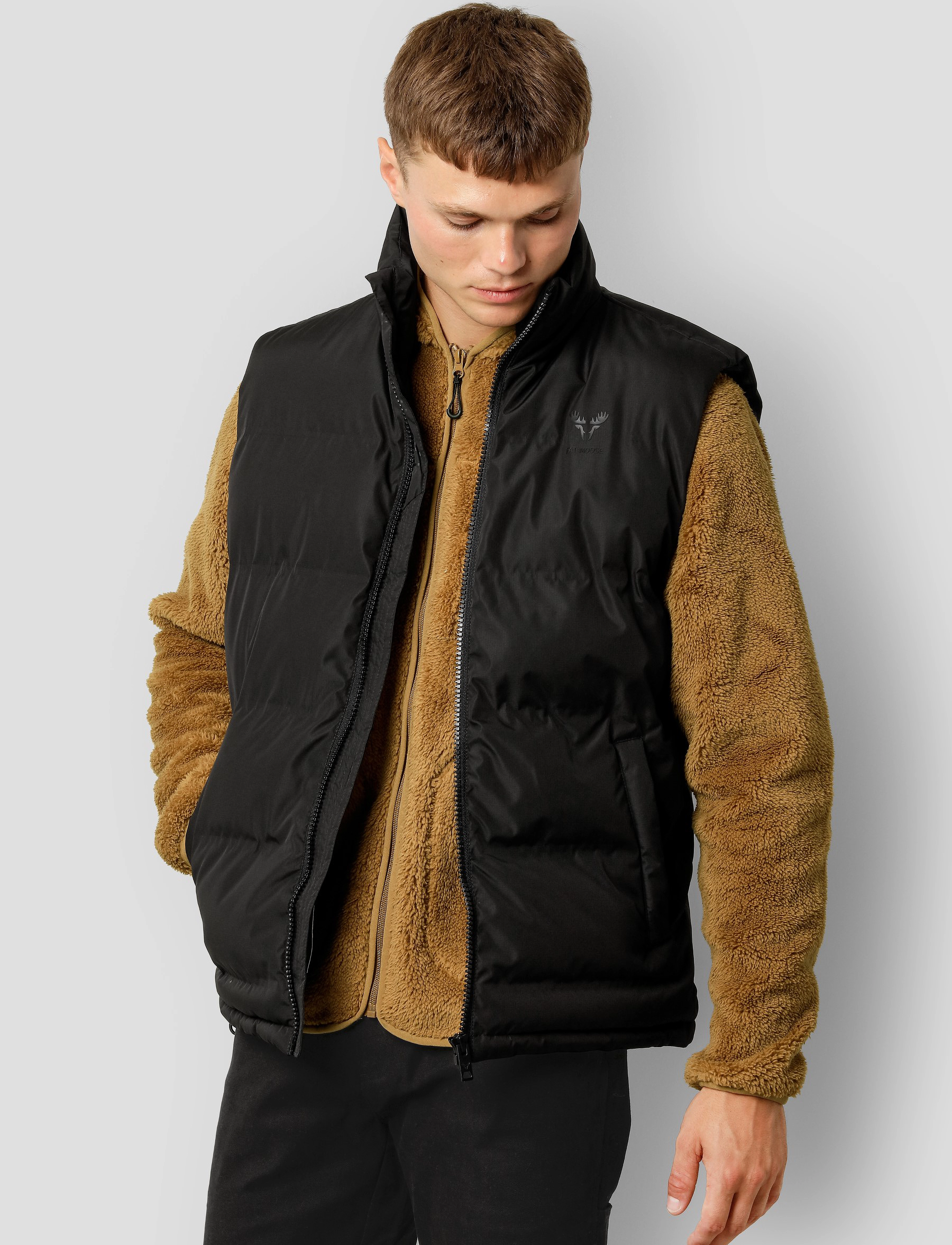 Fat Moose - Birk Waistcoat - black - 2