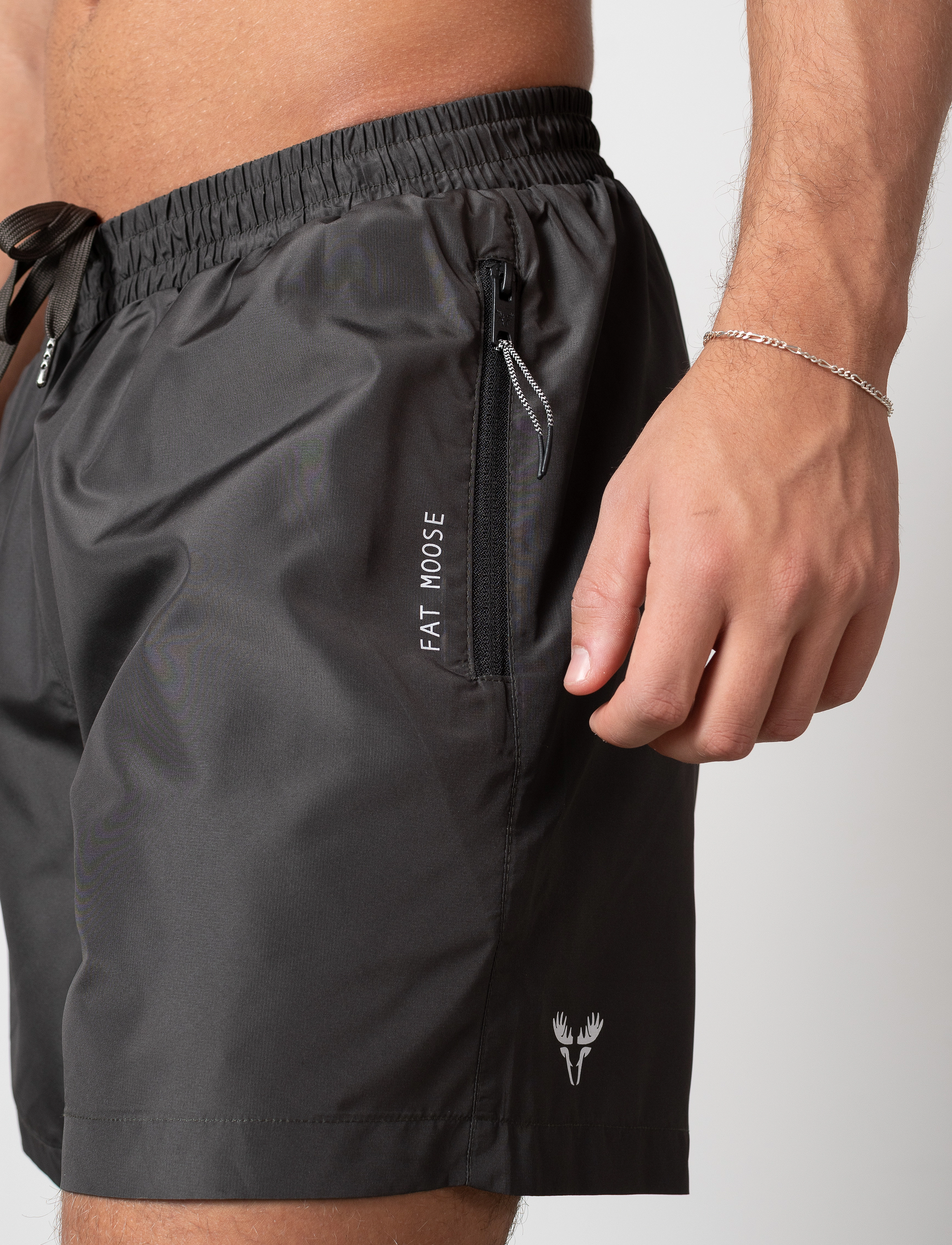 Fat Moose - Jayson Swim Shorts - lühikesed ujumispüksid - beetle green - 3
