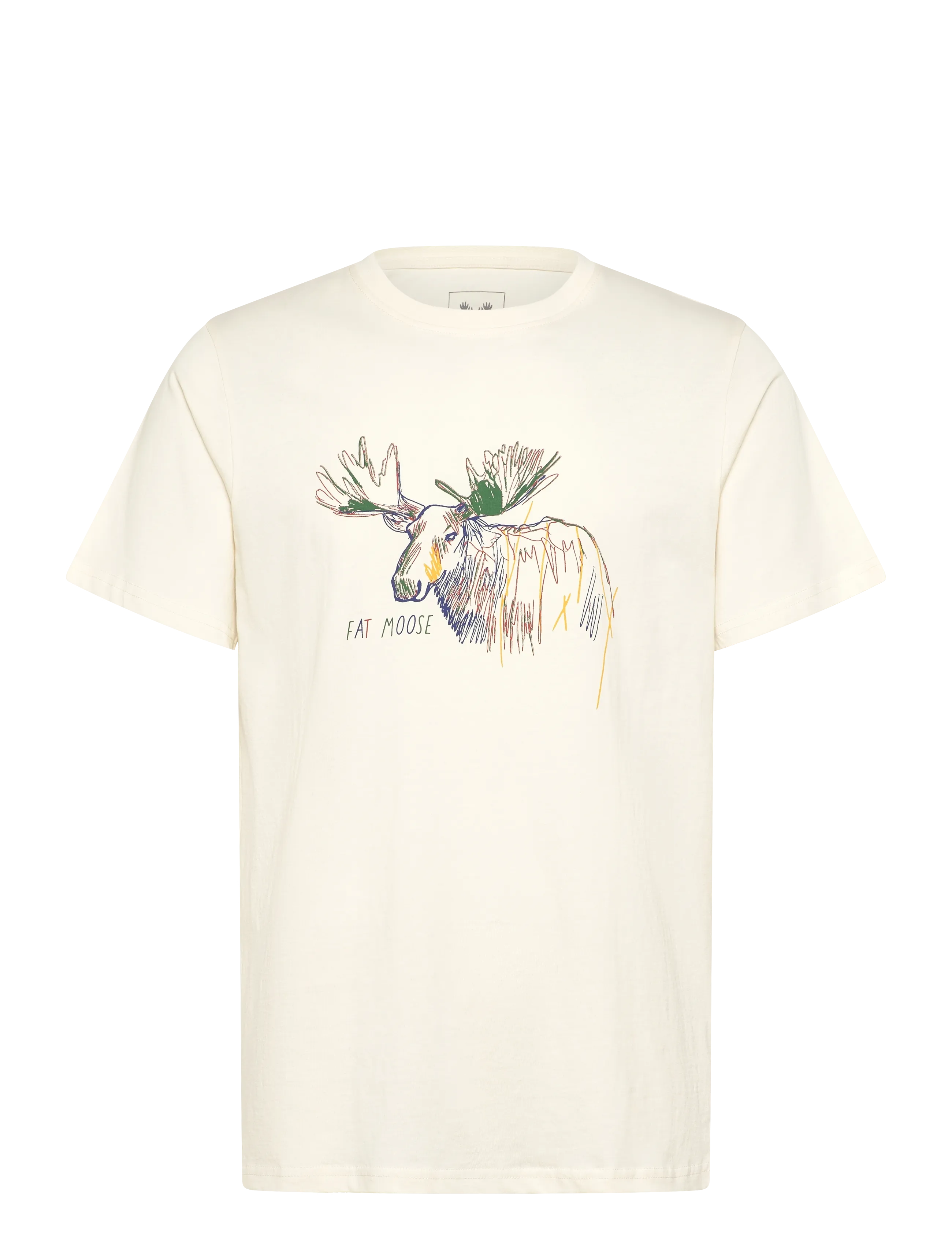 Fat Moose Moose t-shirt - Kleidung - ECRU / cream