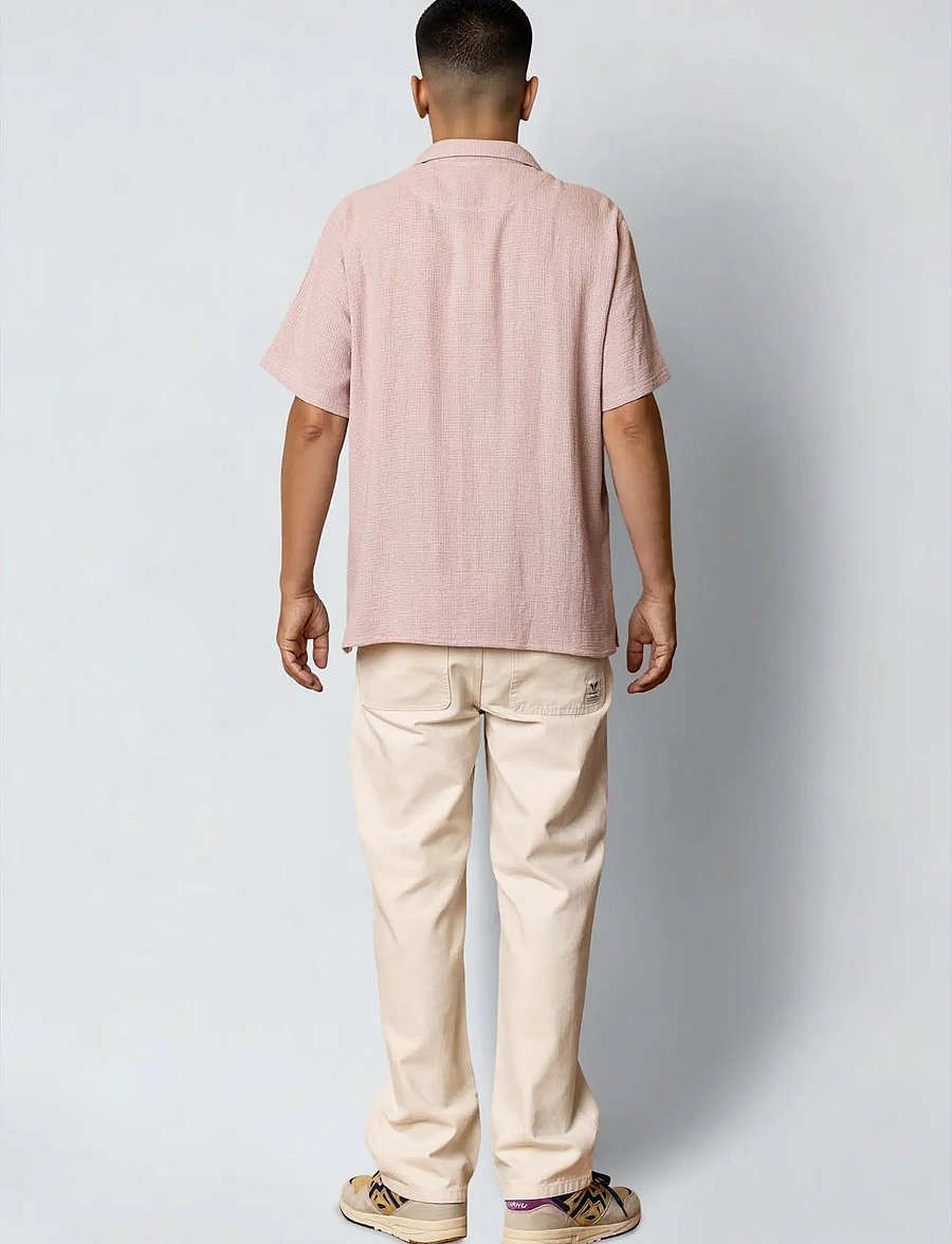 Fat Moose - Nova S/S shirt - lühikeste varrukatega särgid - violet ice melange - 4