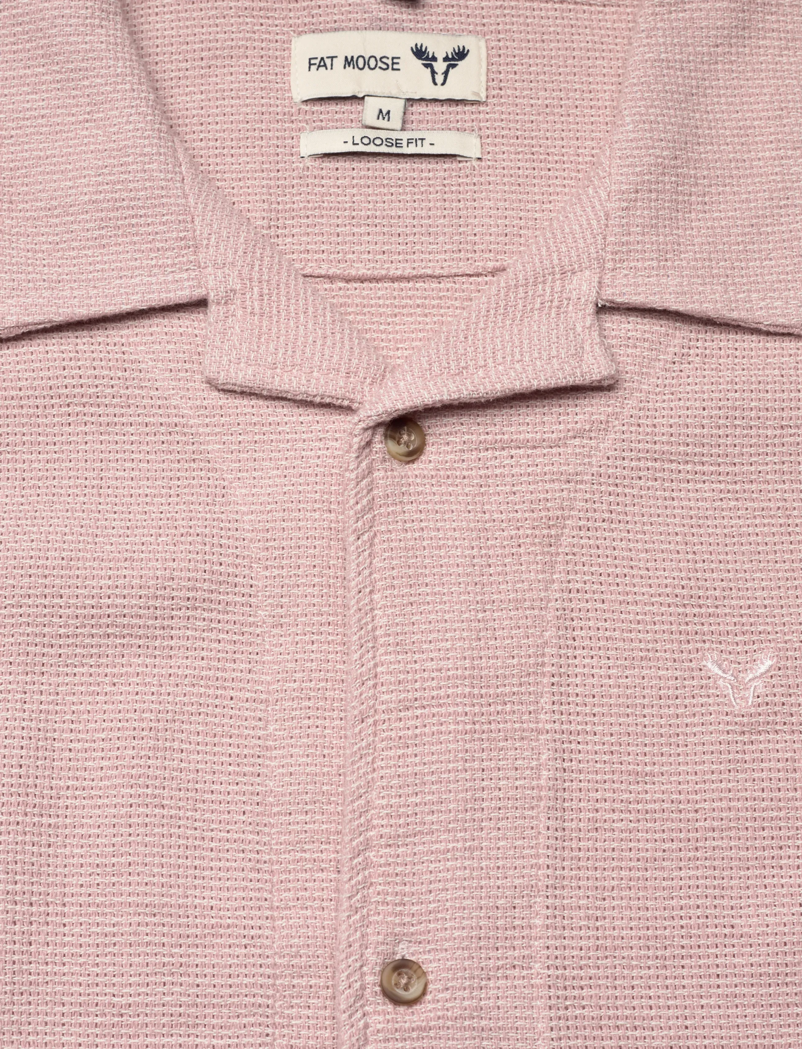 Fat Moose - Nova S/S shirt - mehed - violet ice melange - 5