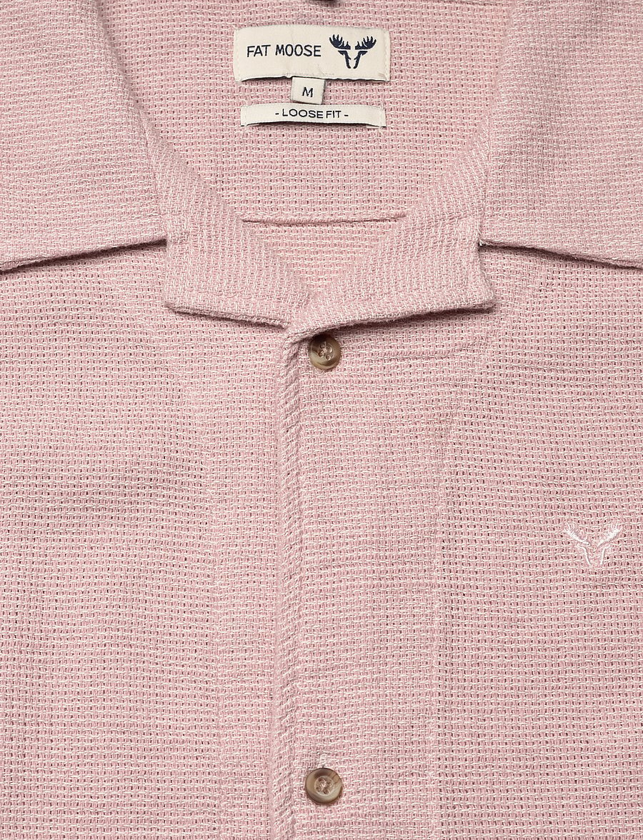 Fat Moose - Nova S/S shirt - lühikeste varrukatega särgid - violet ice melange - 5